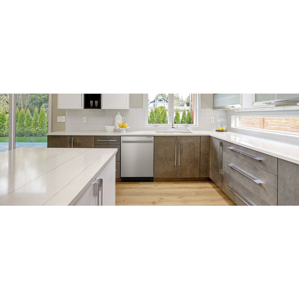 Model: SDW6757ES | Sharp Appliances 24" Top Ctrl Dishwasher, 45 dBA, 3rd Rack
