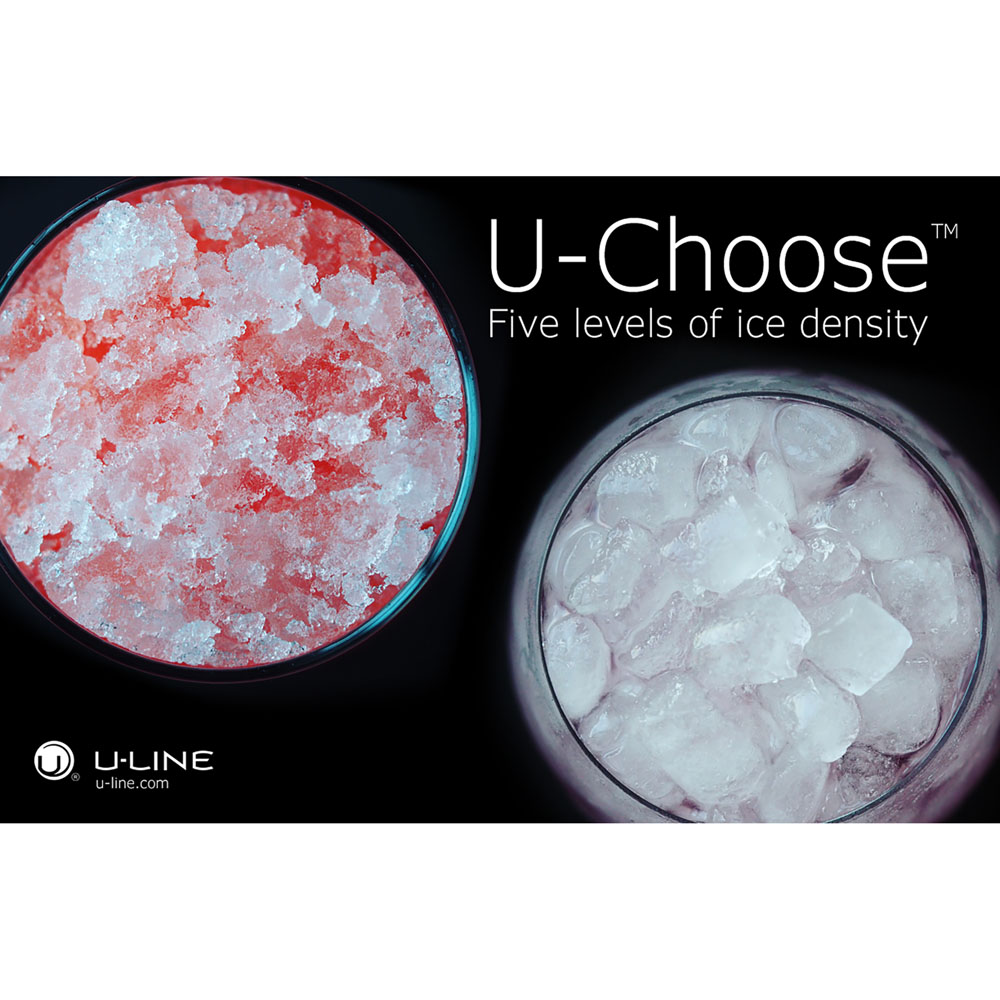 Model: UHNP315-SS01A | U-Line Nugget Ice Maker 15", Pump, Reversible Hinge