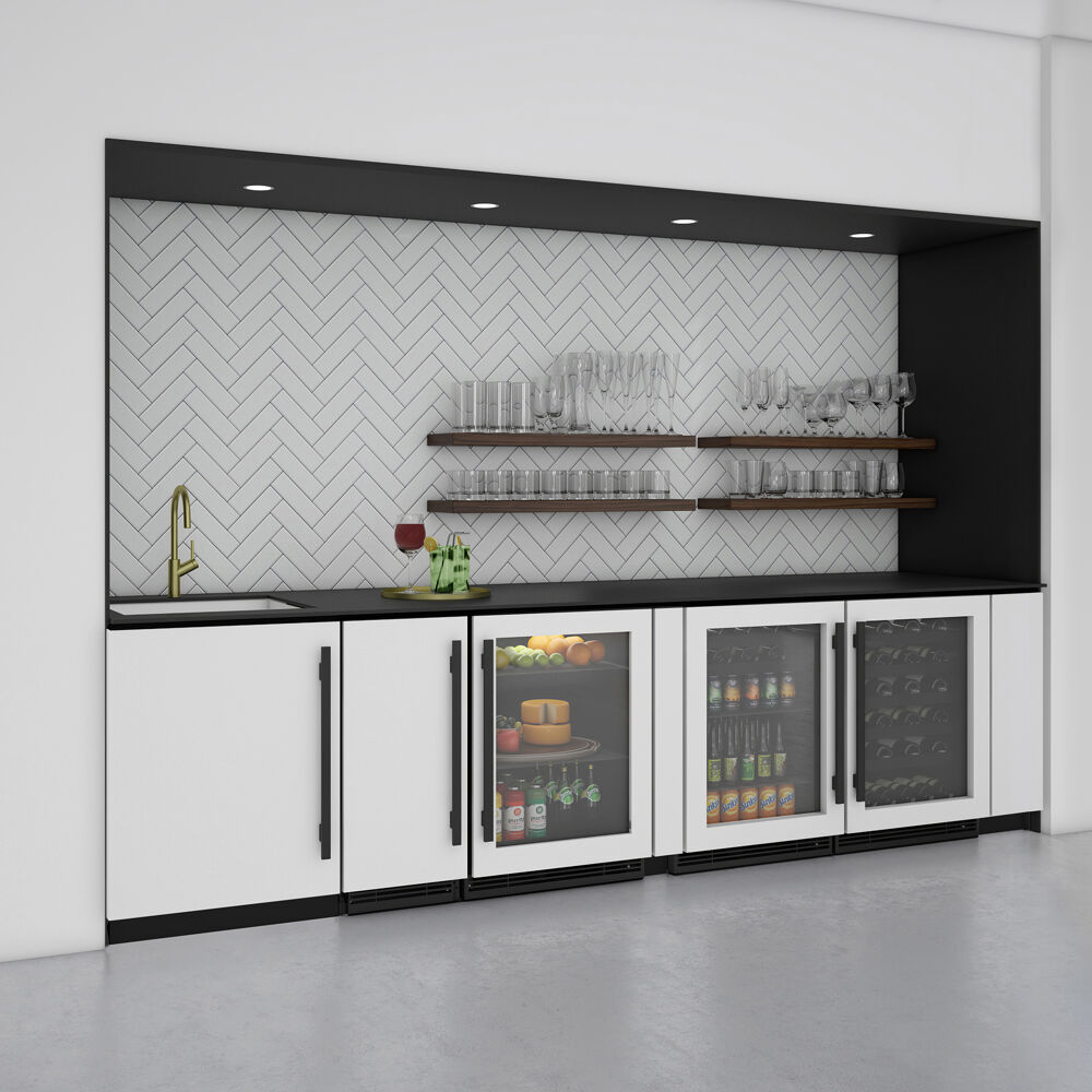 Model: UHRE124-WS01A | U-Line Refrigerator 24", 1 Class, Reversible Hinge