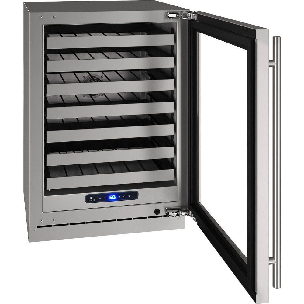 Model: UHWC524-IS01A | U-Line Wine Captain 24", Reversible Hinged