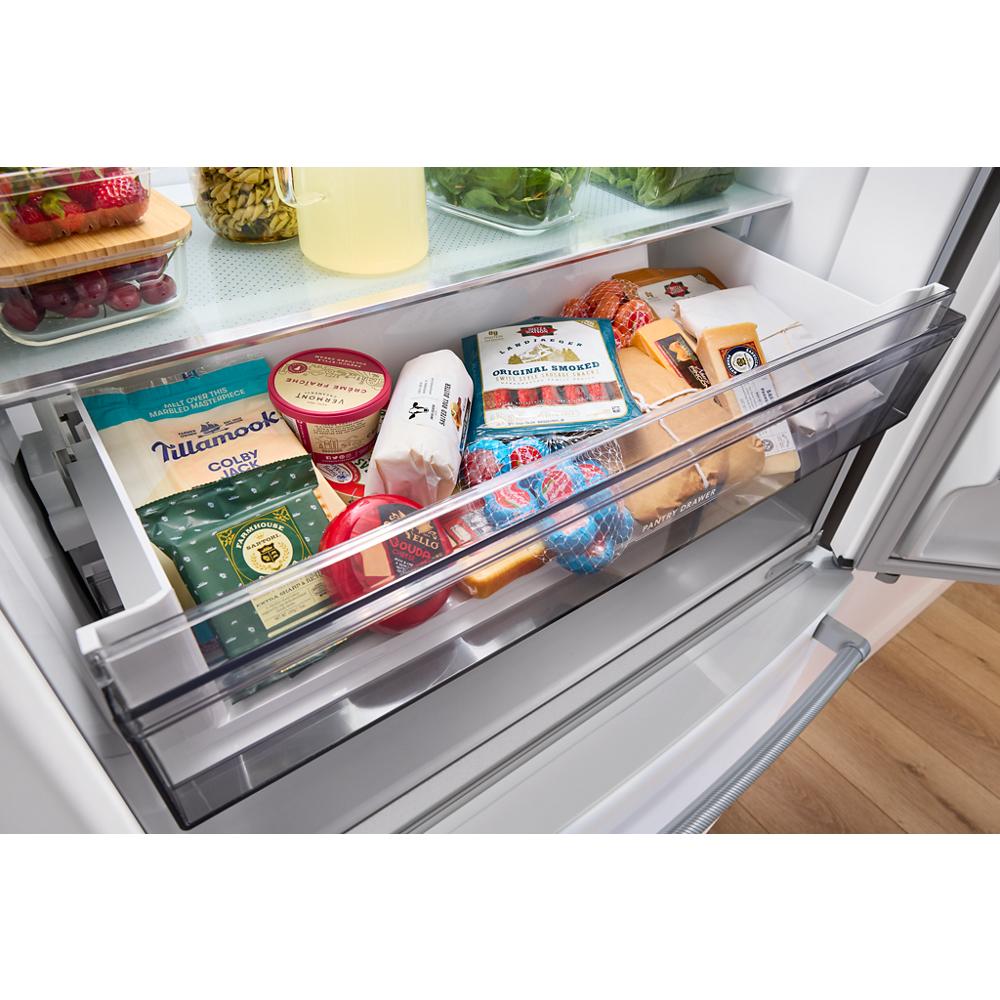 Model: KRFC136RWH | KitchenAid 20 cu. ft. 36-Inch Width Counter-Depth French Door Refrigerator with Interior Dispense