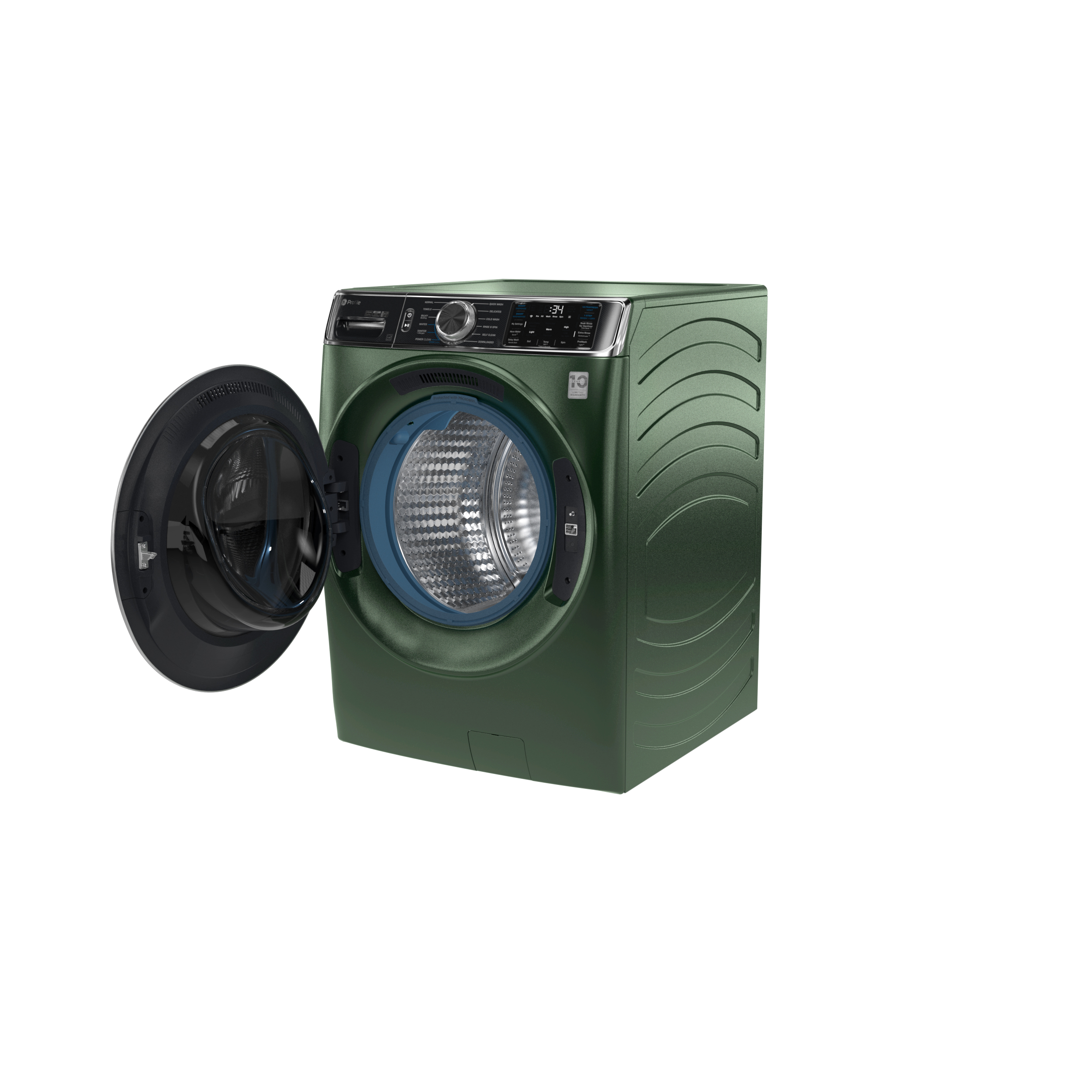 Model: PFW955SPWGN | GE Profile GE Profile™ 5.5 cu. ft. Capacity Smart Front Load ENERGY STAR® Steam Washer with UltraFresh Vent System+ and Smart Wash & Smart Rinse