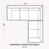Model: 3959-LSECTS | Bassett Hamilton L-Shaped Sectional