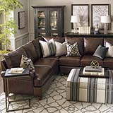 Model: 3103-LSECTLL | Bassett American Casual Montague Large L-Shaped Sectional