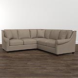 Model: 3101-LSECTFSL | Bassett American Casual Ellery Small L-Shaped Sectional