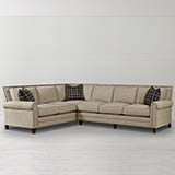 Model: 2618-LSECTL | Bassett Harlan Large L-Shaped Sectional