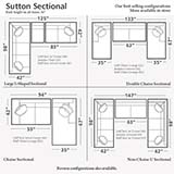 Model: 2607-URSECT | Bassett Sutton U-Shaped Sectional