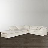 Model: 2631-LSECTFC6 | Bassett Envelop 6pc L-Shaped Sectional