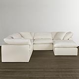 Model: 2631-USECTFCS | Bassett Envelop Small U-Shaped Sectional