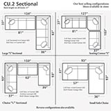 Model: 3849-LSECT | Bassett CU.2 L-Shaped Sectional