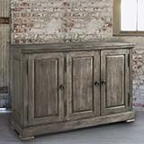 Model: 4015-0308 | Bassett Bench*Made Maple Three Door Hawkins Huntboard