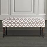 Model: 2000-SBN | Bassett Custom Bench Rectangle Bench w/Shelf