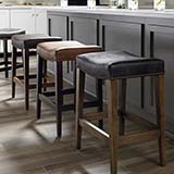 Model: 4015-0188 | Bassett Bench*Made Maple Counter Saddle Stool