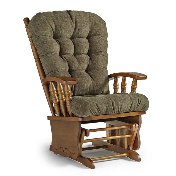 oak rocker glider
