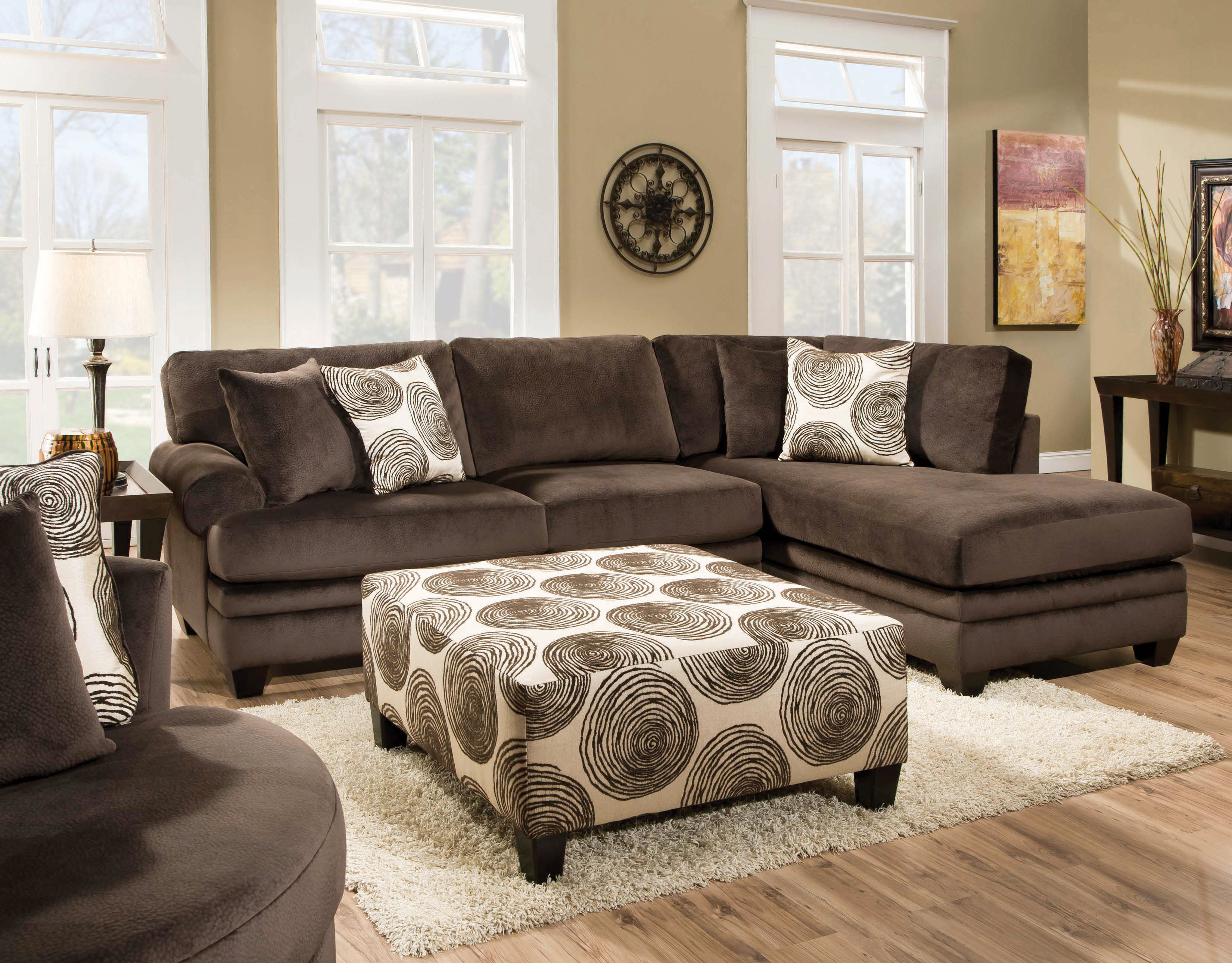 AWF Ottomans Living Room 8642-32 | Reese Warehouse