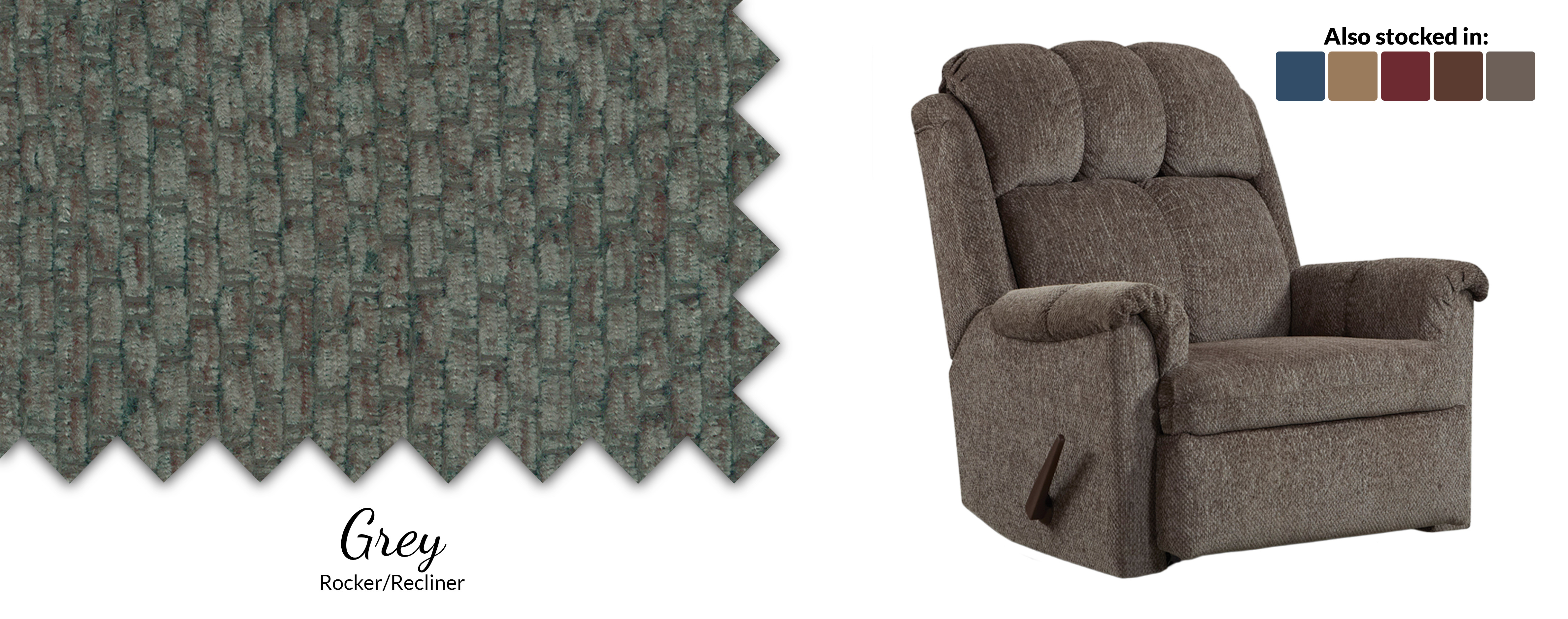Model: 2100-TB | AWF 2100-TB Blue Rocker/Recliner