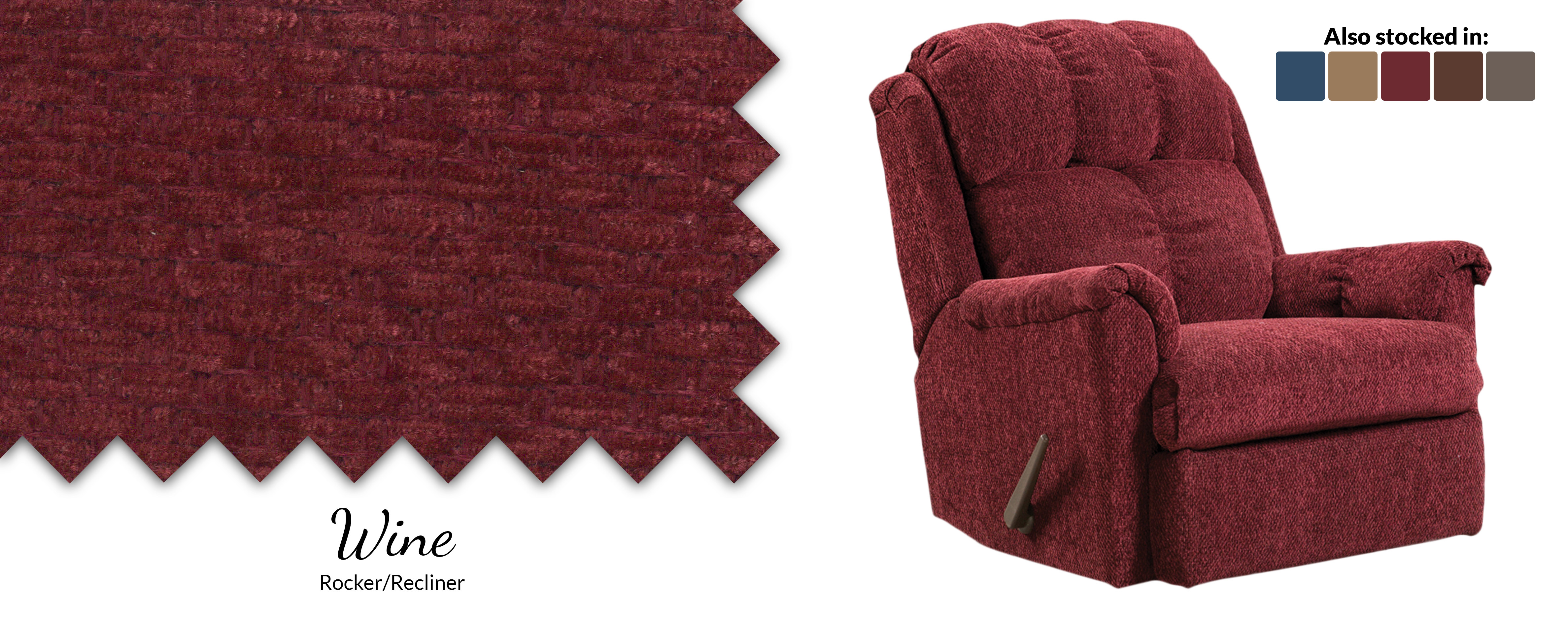Model: 2100-TB | AWF 2100-TB Blue Rocker/Recliner