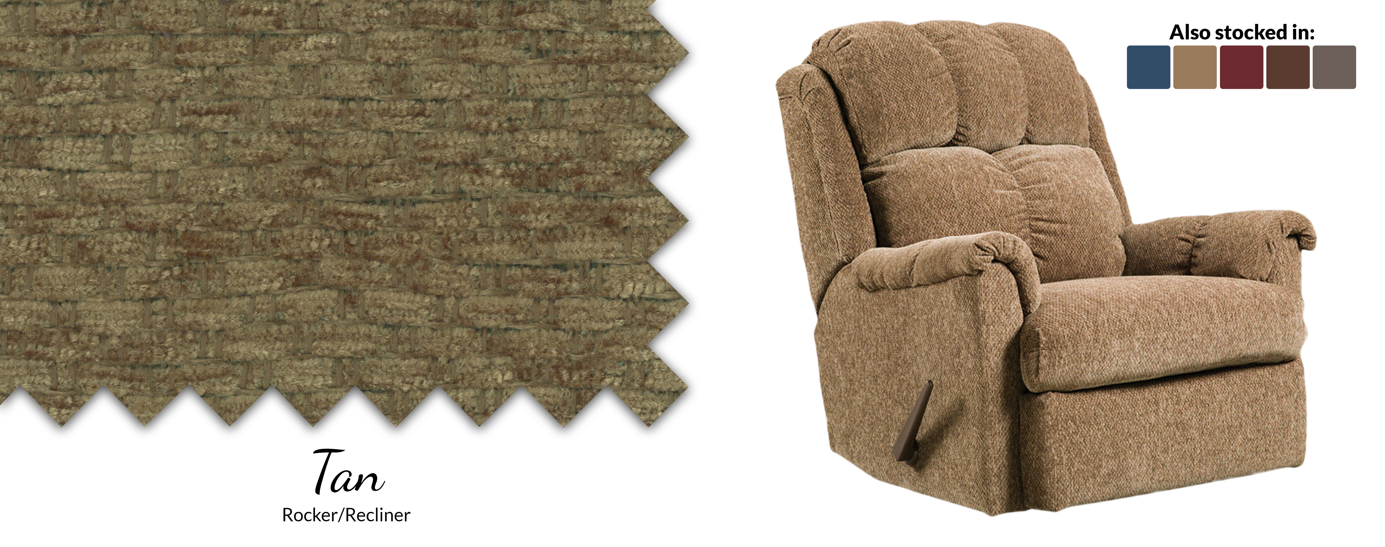 Model: 2100-TB | AWF 2100-TB Blue Rocker/Recliner