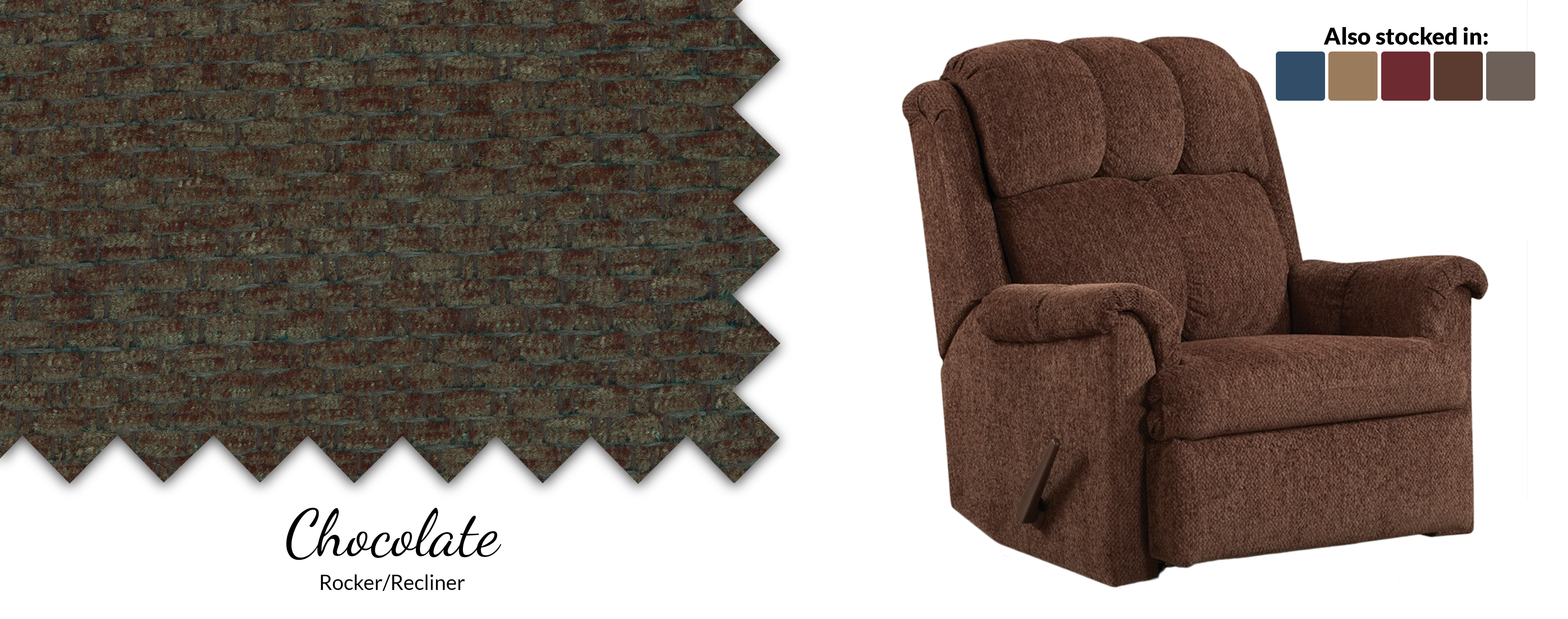 Model: 2100-TB | AWF 2100-TB Blue Rocker/Recliner