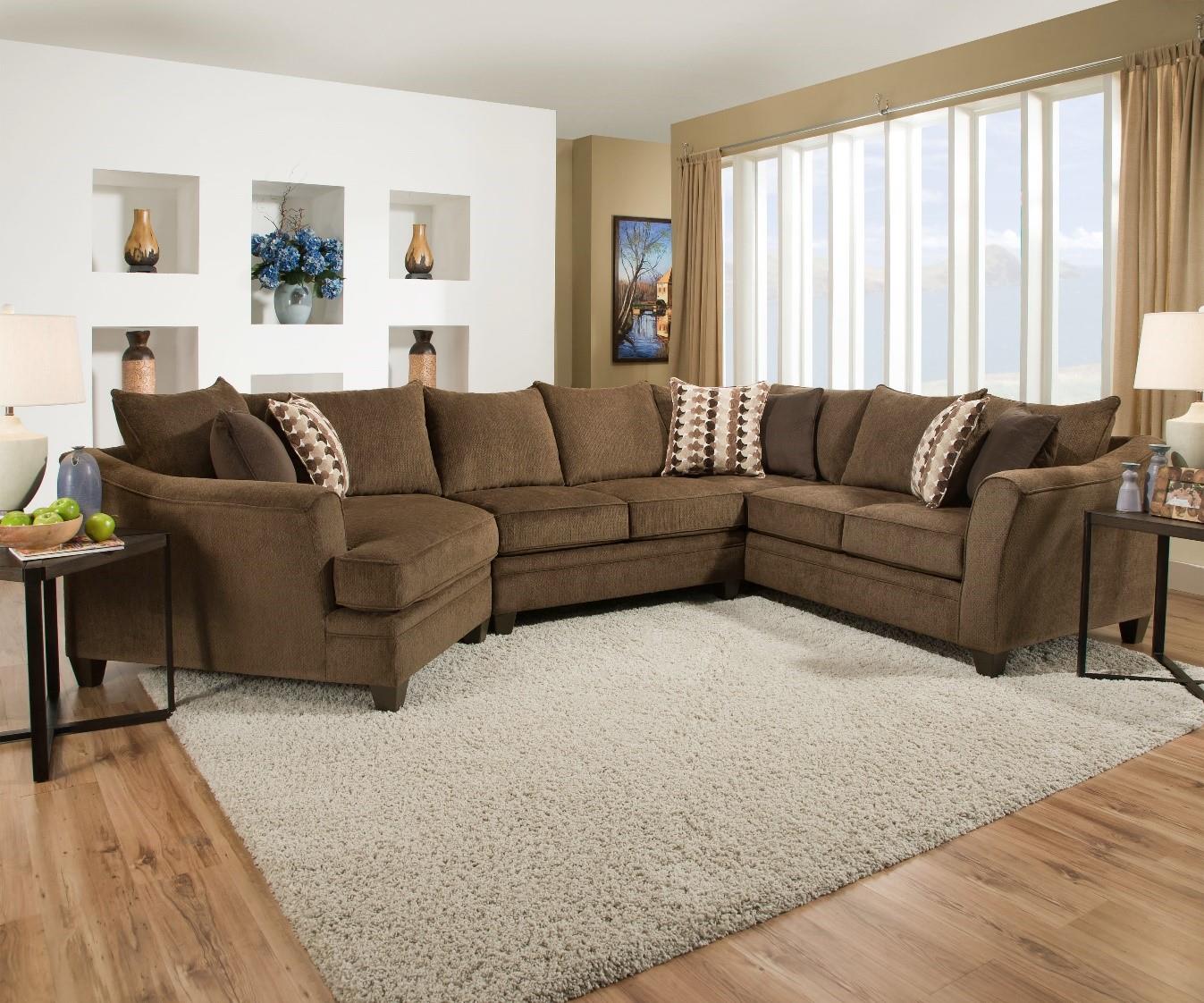 Crossroads Furniture 6485 CHESTNUT Kendrick Armless Love