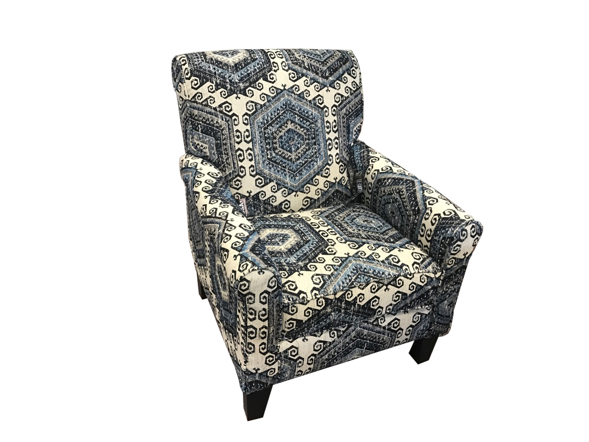 Crossroads Furniture 8530 Bellamy Accent Chair (2160)- Tequila Indigo