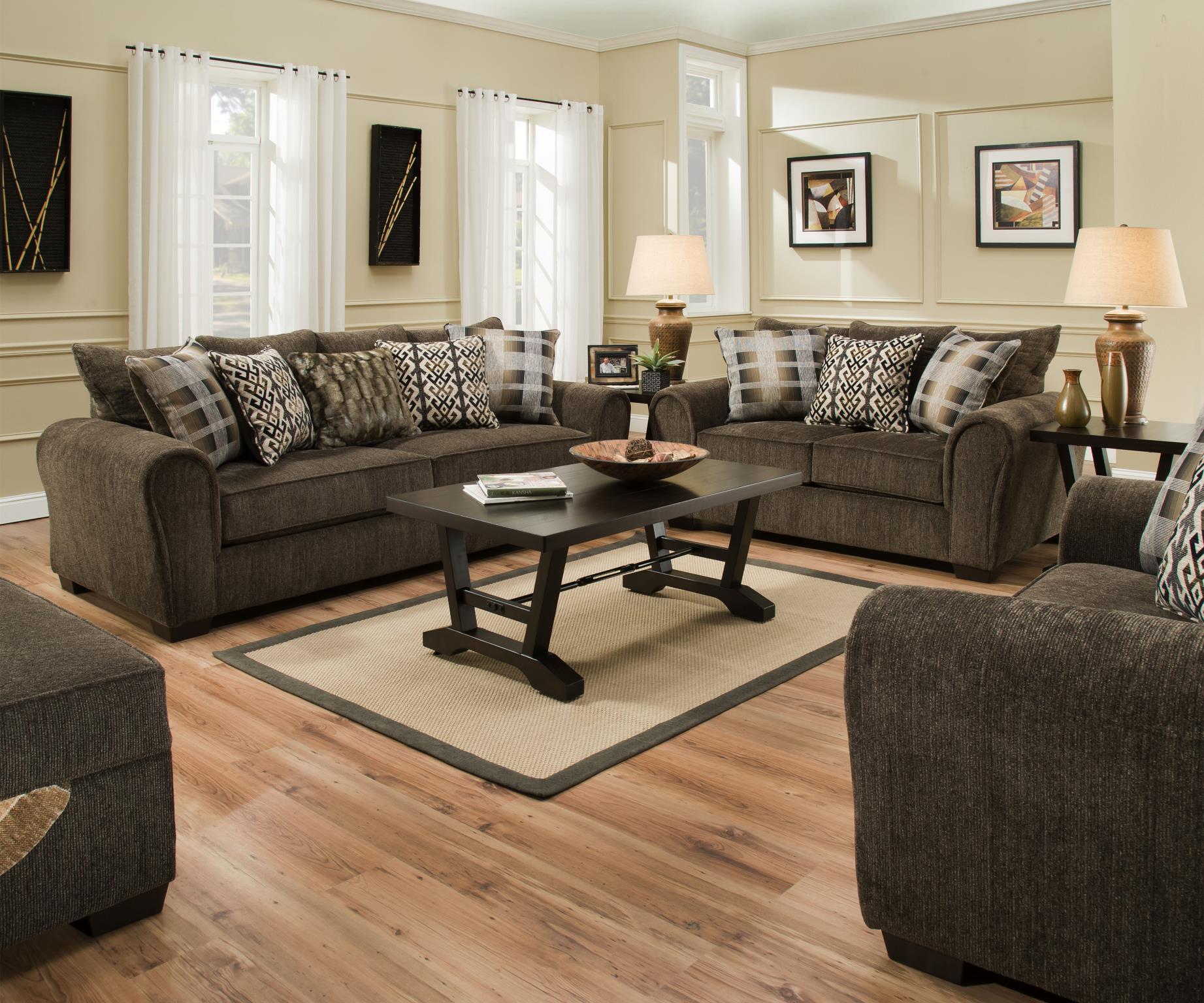 Crossroads Furniture 9182 Parks Loveseat