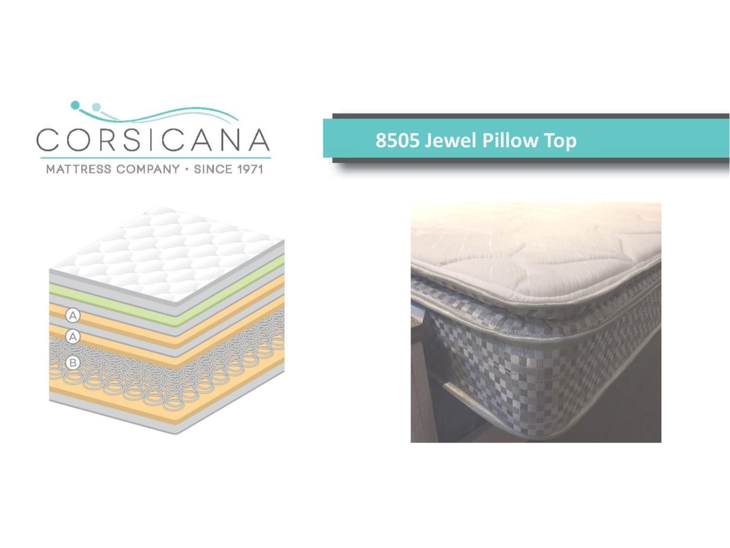 Crossroads Furniture 8505 Corsicana Jewel Pillow Top - Full