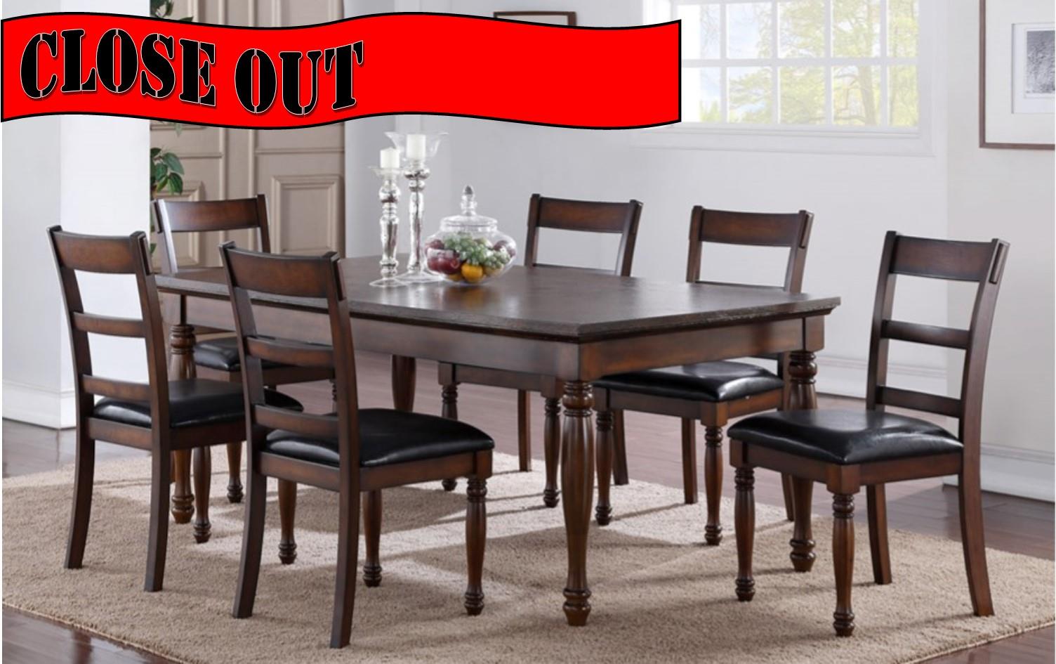 Crossroads Furniture ZBRG8060 Breckenridge Casual Dining Set; Table & 4 Chairs