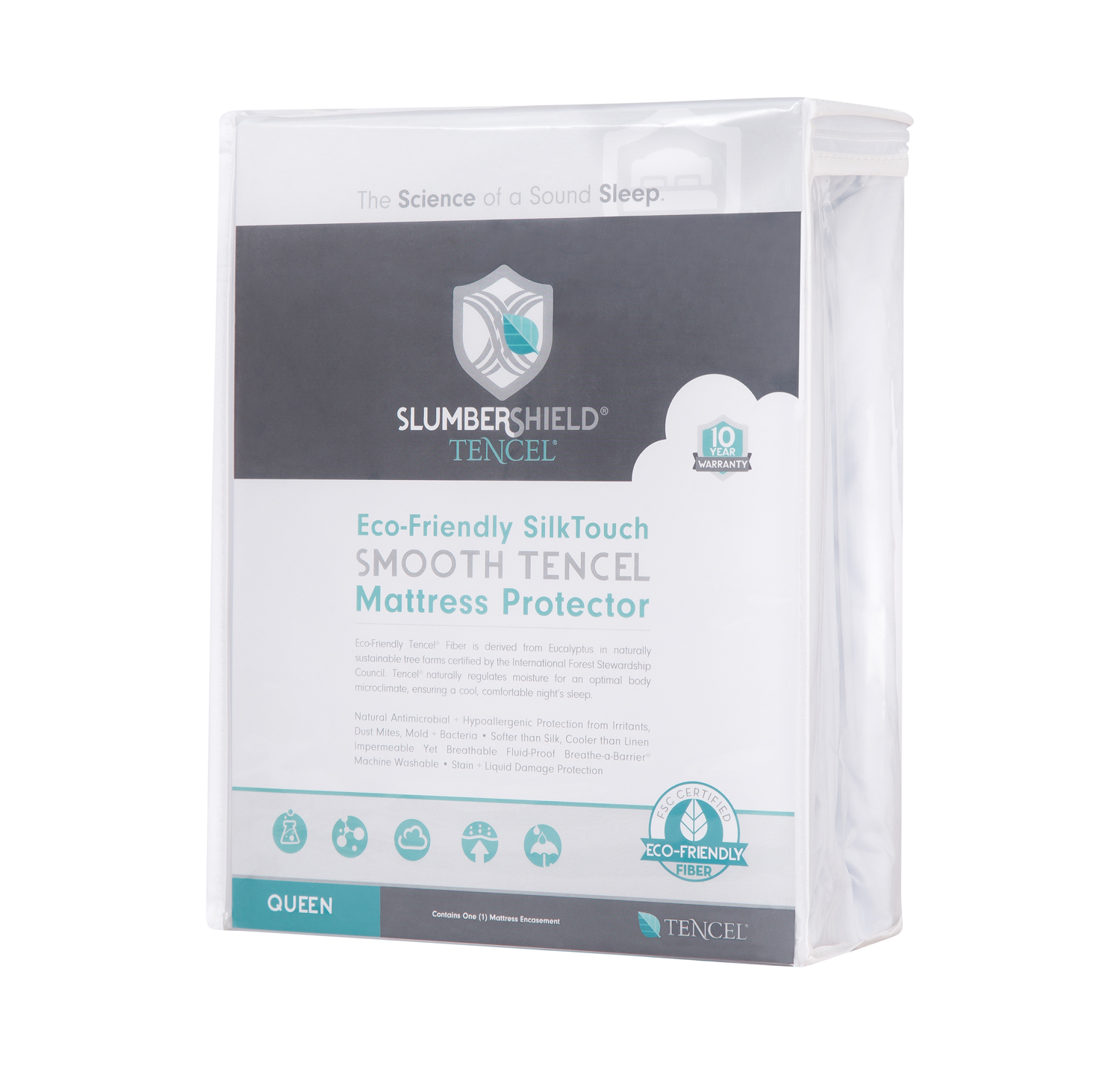 Slumbershield SlumberShield Tencel® Eco-Friendly SilkTouch Mattress Protector