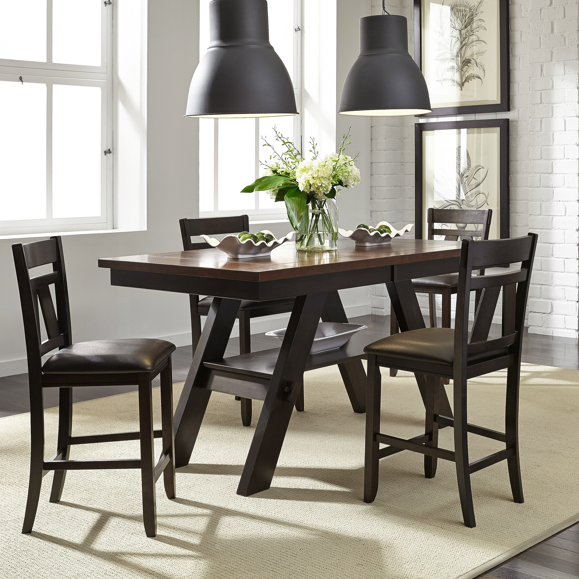 Liberty Furniture 5 Piece Gathering Table Set