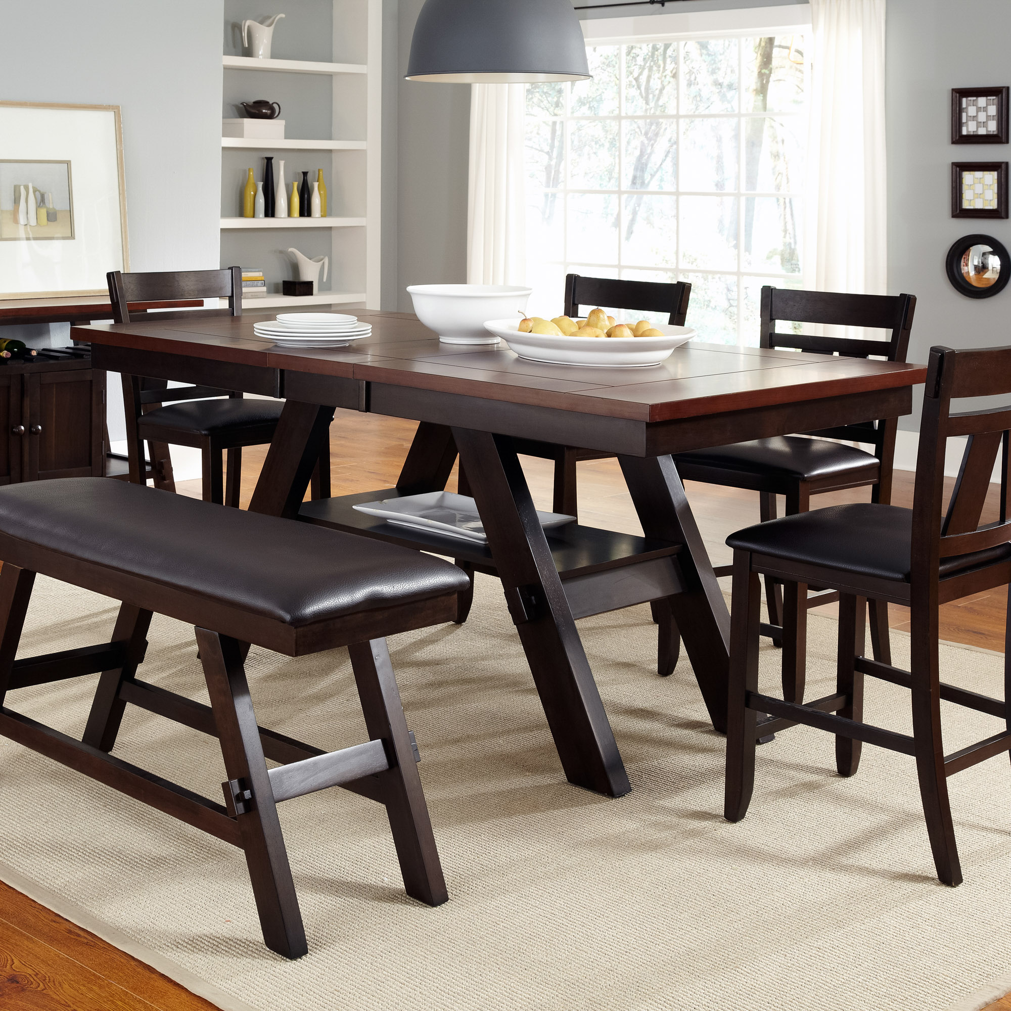 Liberty Furniture 6 Piece Gathering Table Set