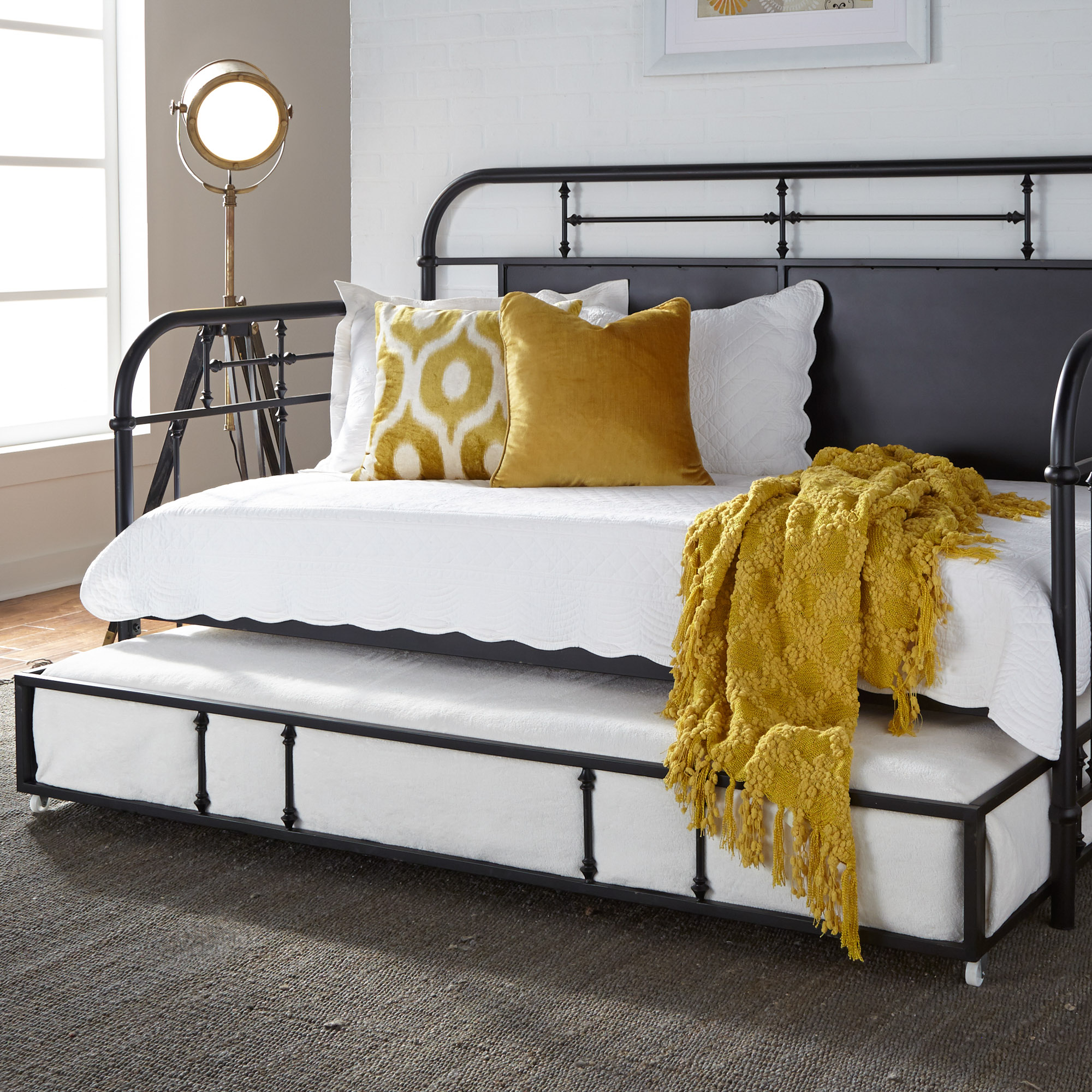 Liberty Furniture Twin Metal Trundle - Black