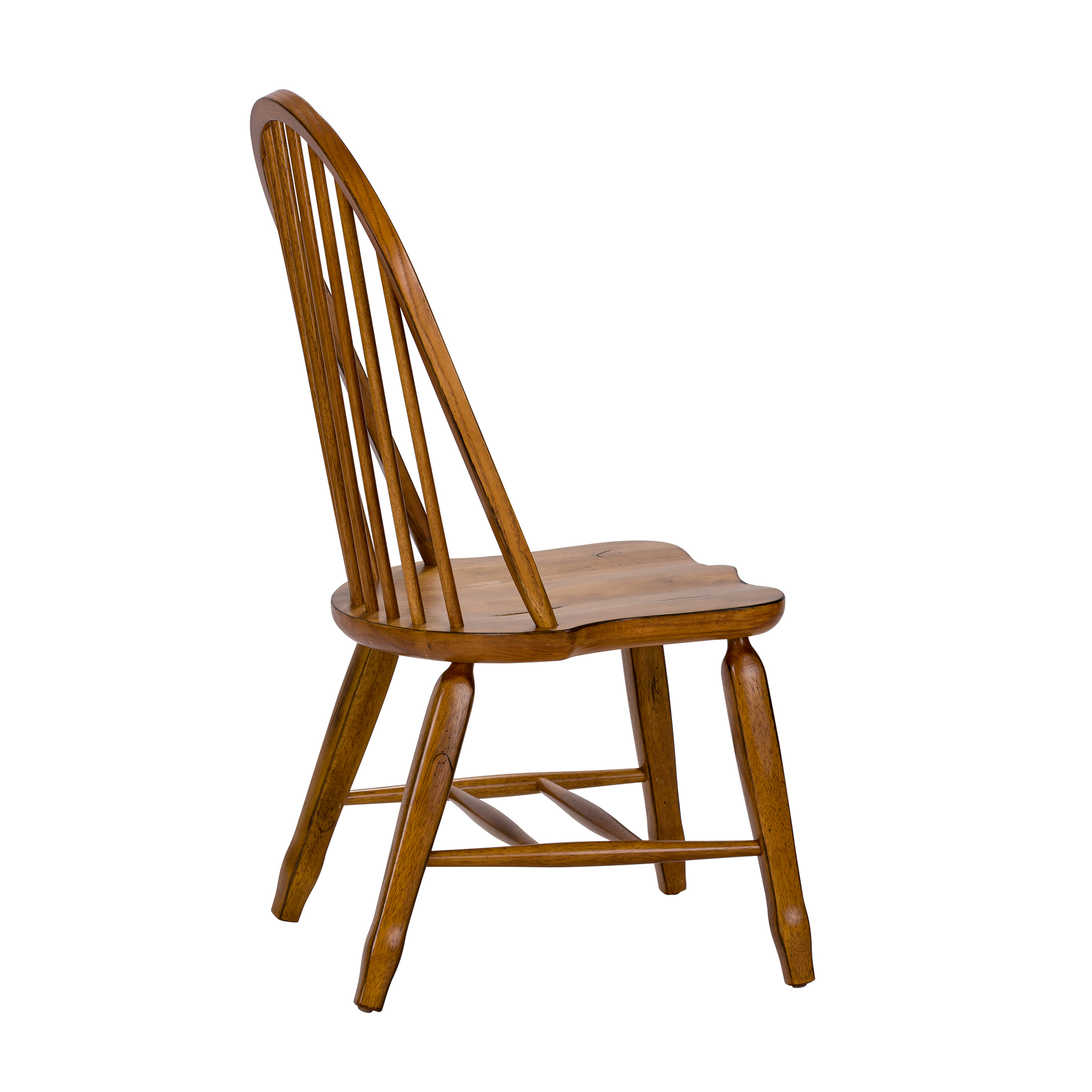 Model: 17-C2050 | Liberty Furniture Bow Back Side Chair -  Oak