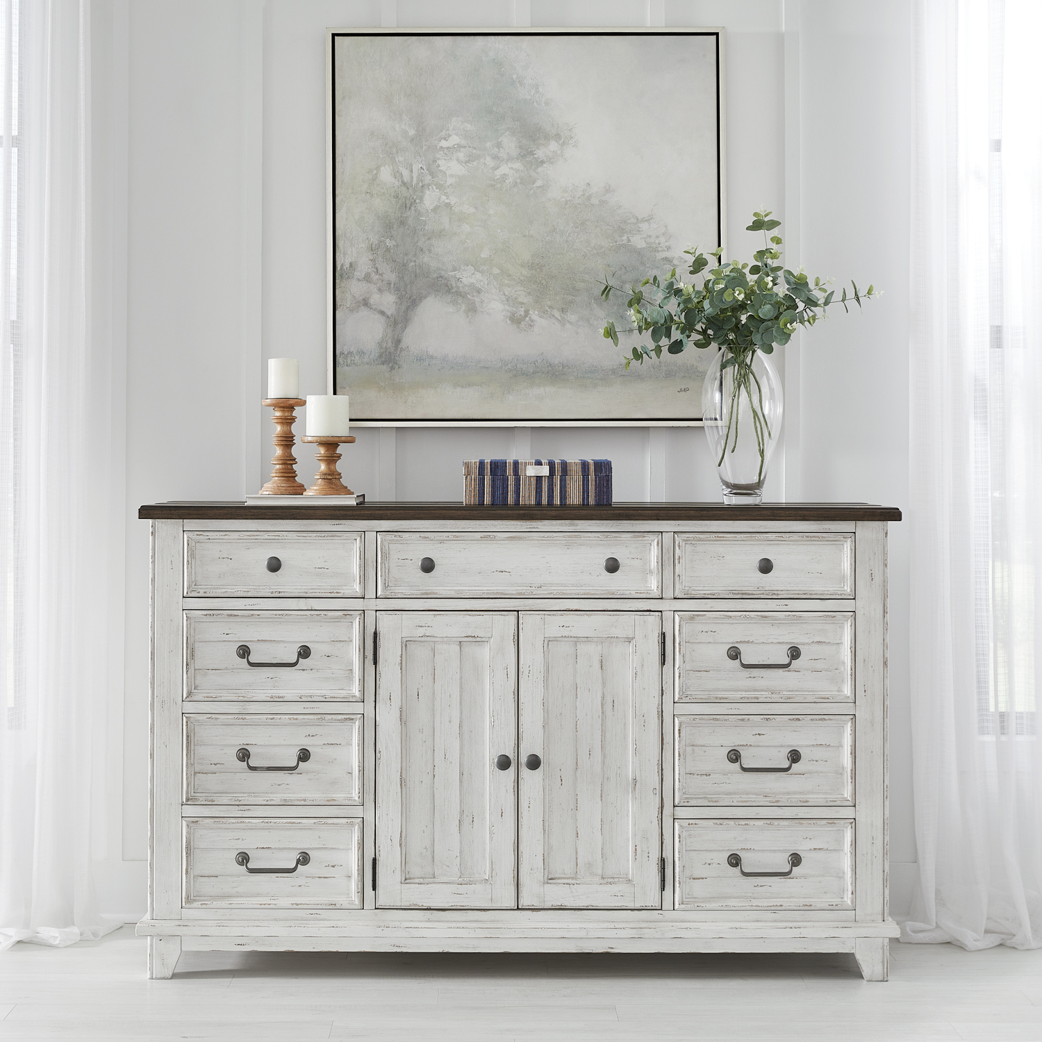 Liberty Furniture 2 Door 9 Drawer Dresser
