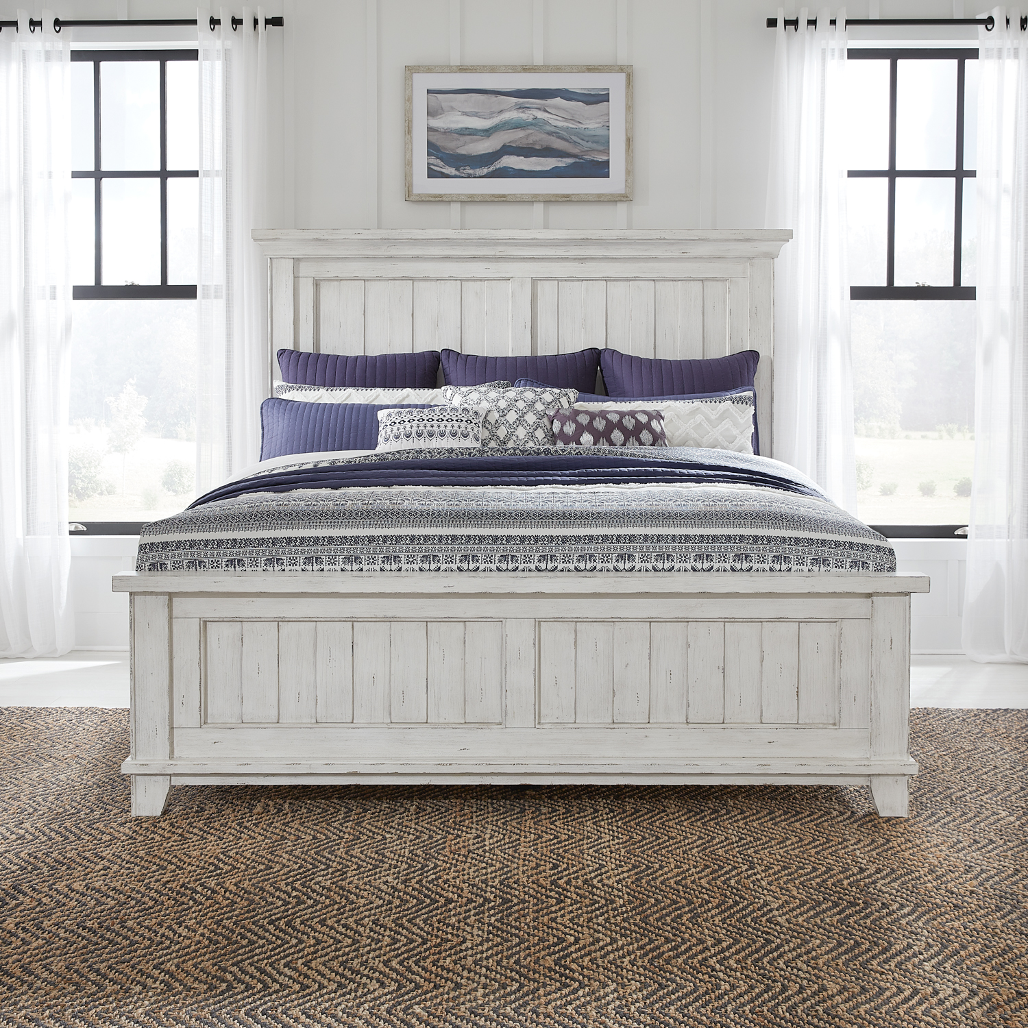 Liberty Furniture King Panel Bed