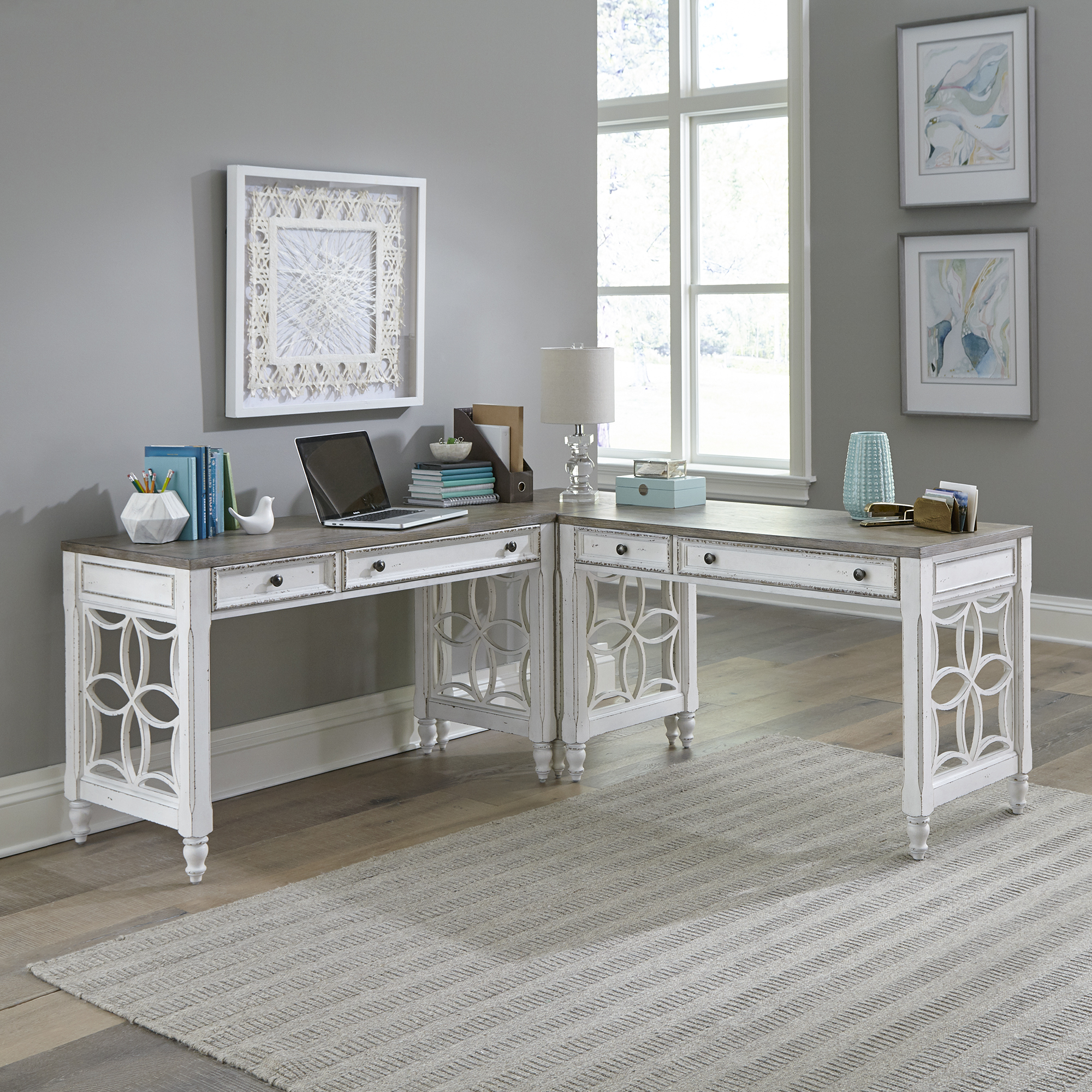 Liberty Furniture Opt L Shaped Desk Set