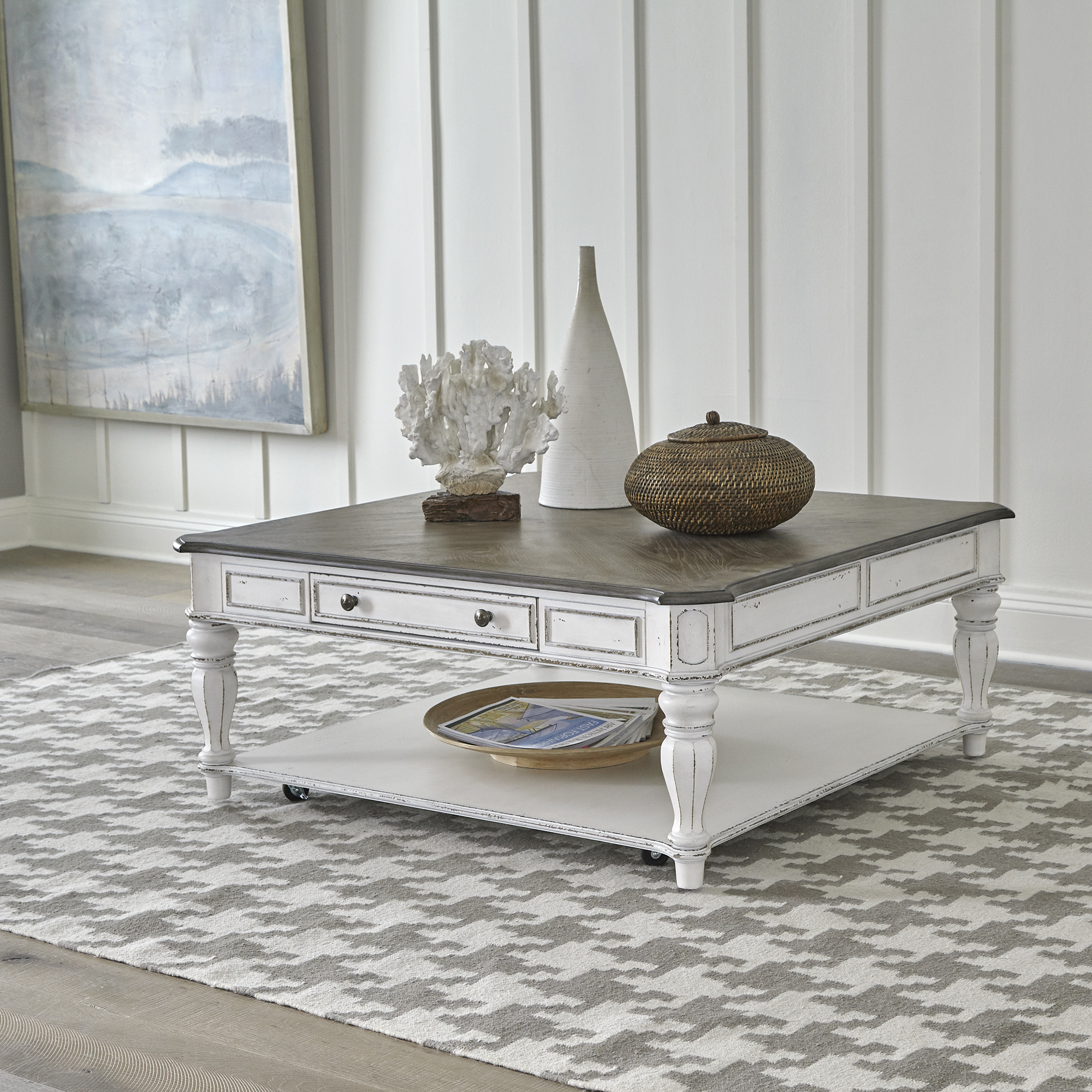 Liberty Furniture Oversized Square Cocktail Table