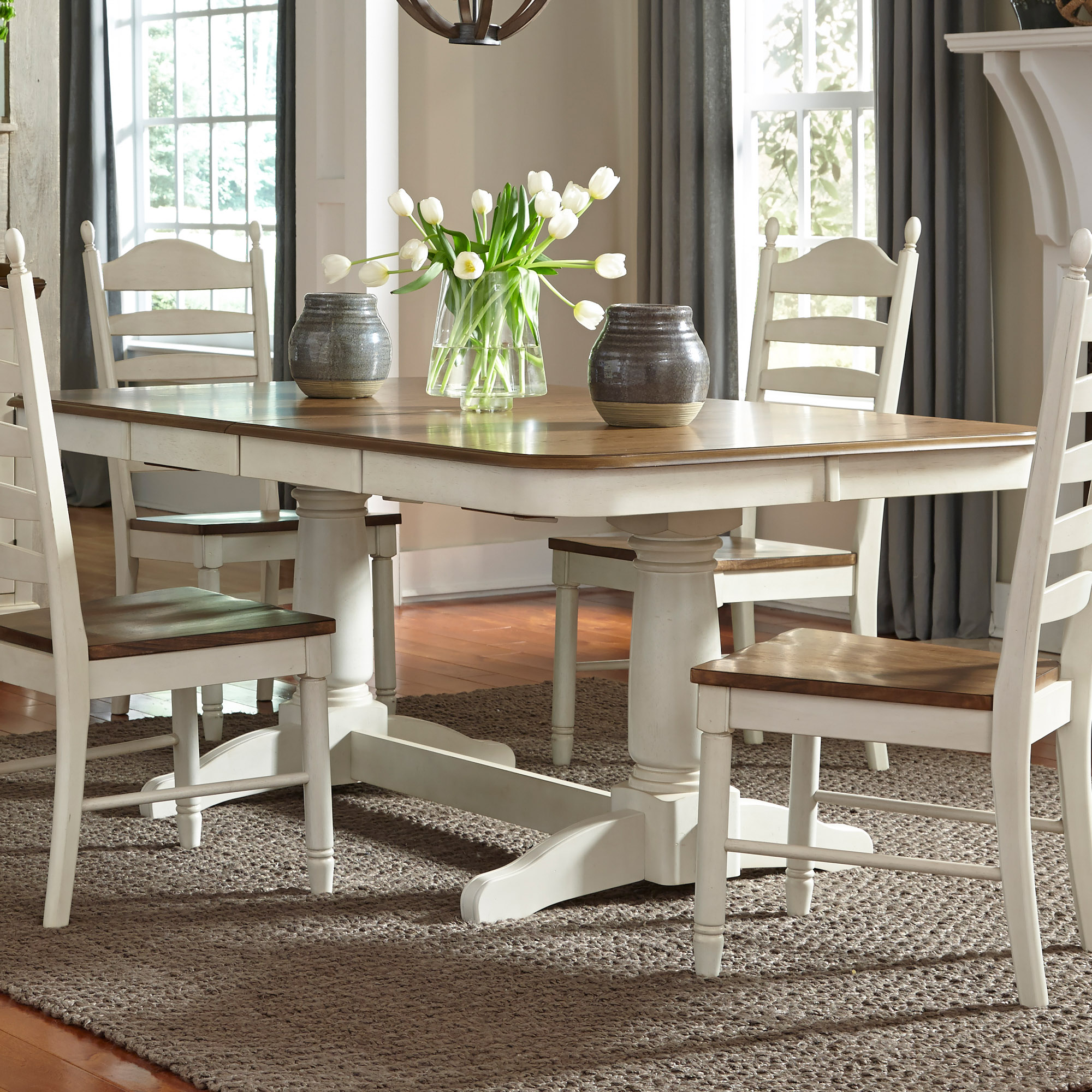 Liberty Furniture Double Pedestal Table Base