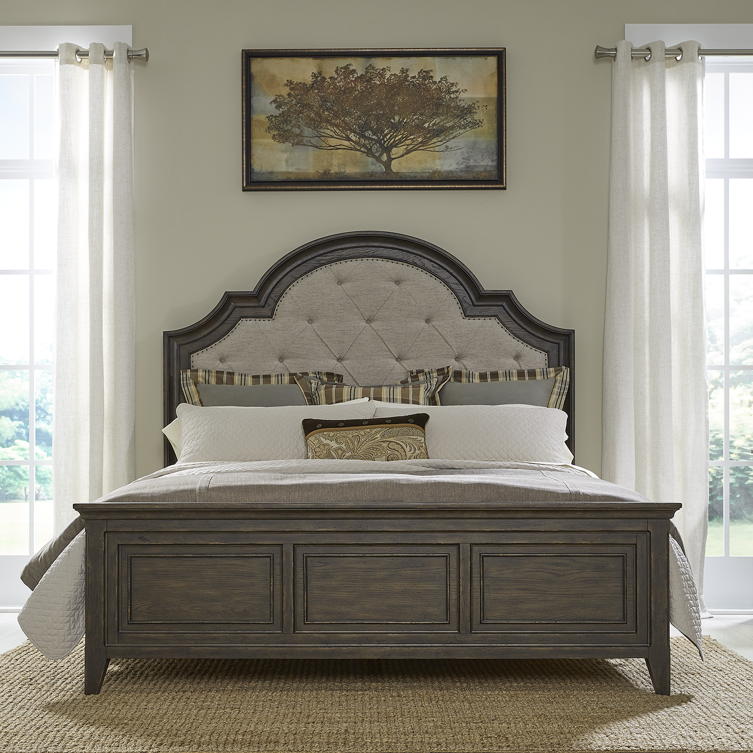 Liberty Furniture Queen Uph Bed