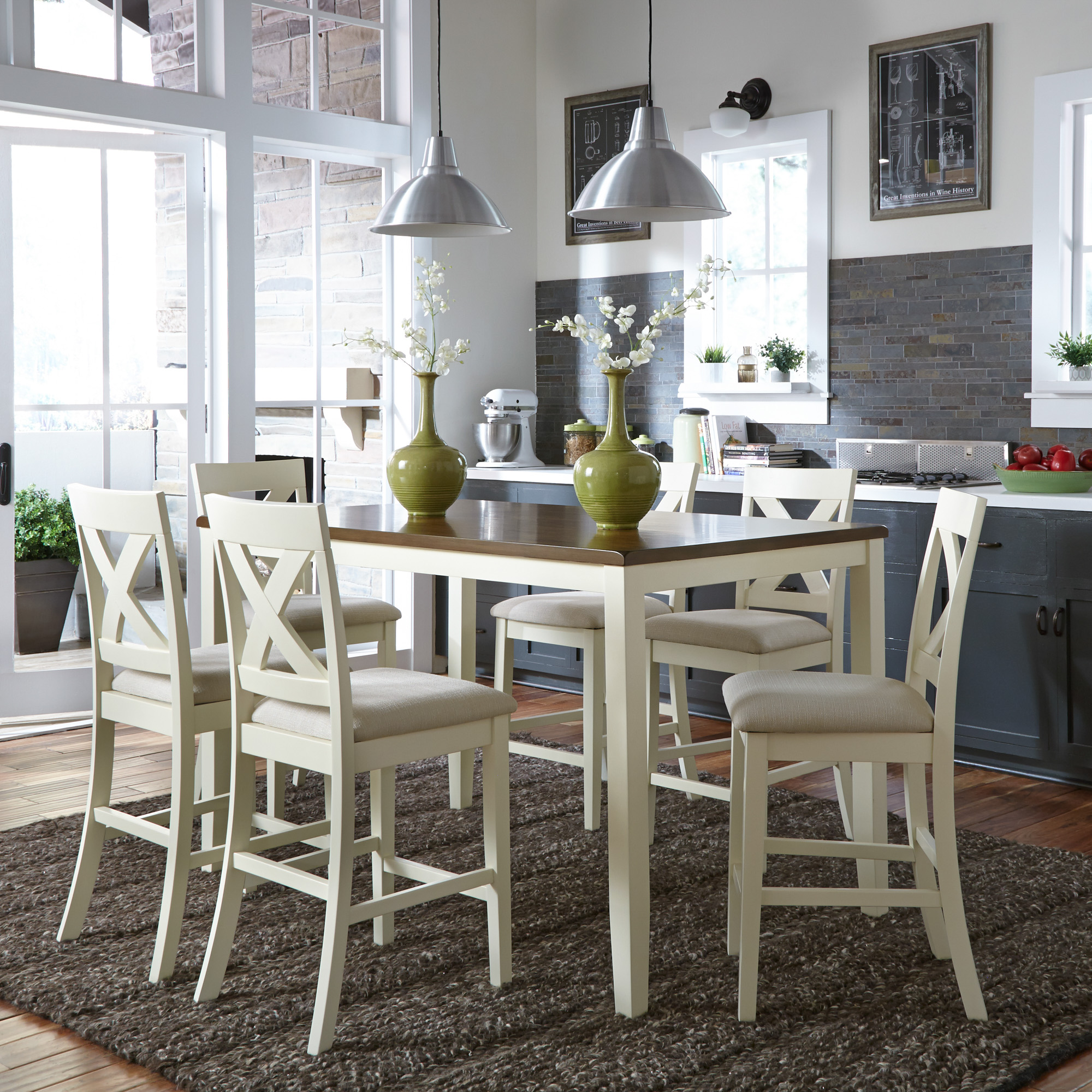 Gathering table counter height top