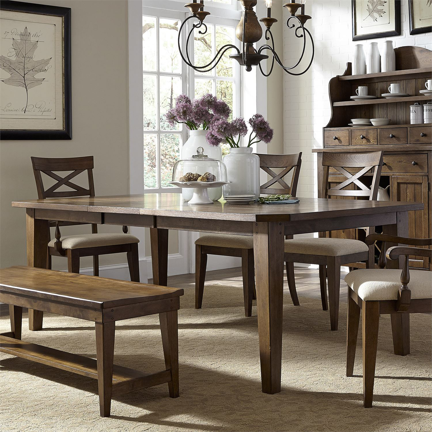 Liberty Furniture Rectangular Leg Table
