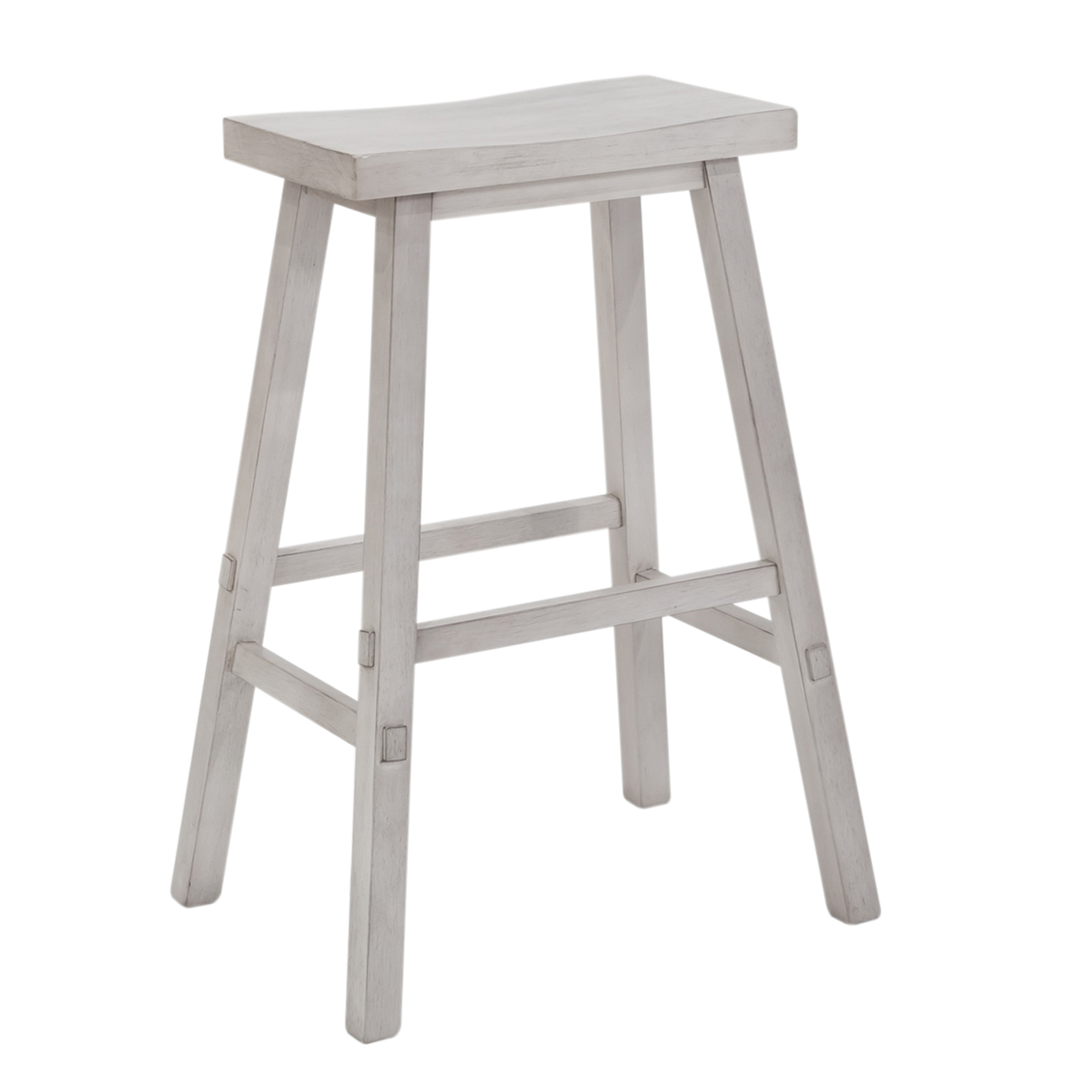 Model: 38-B1830-W | Liberty Furniture 30 Inch Sawhorse Stool- White