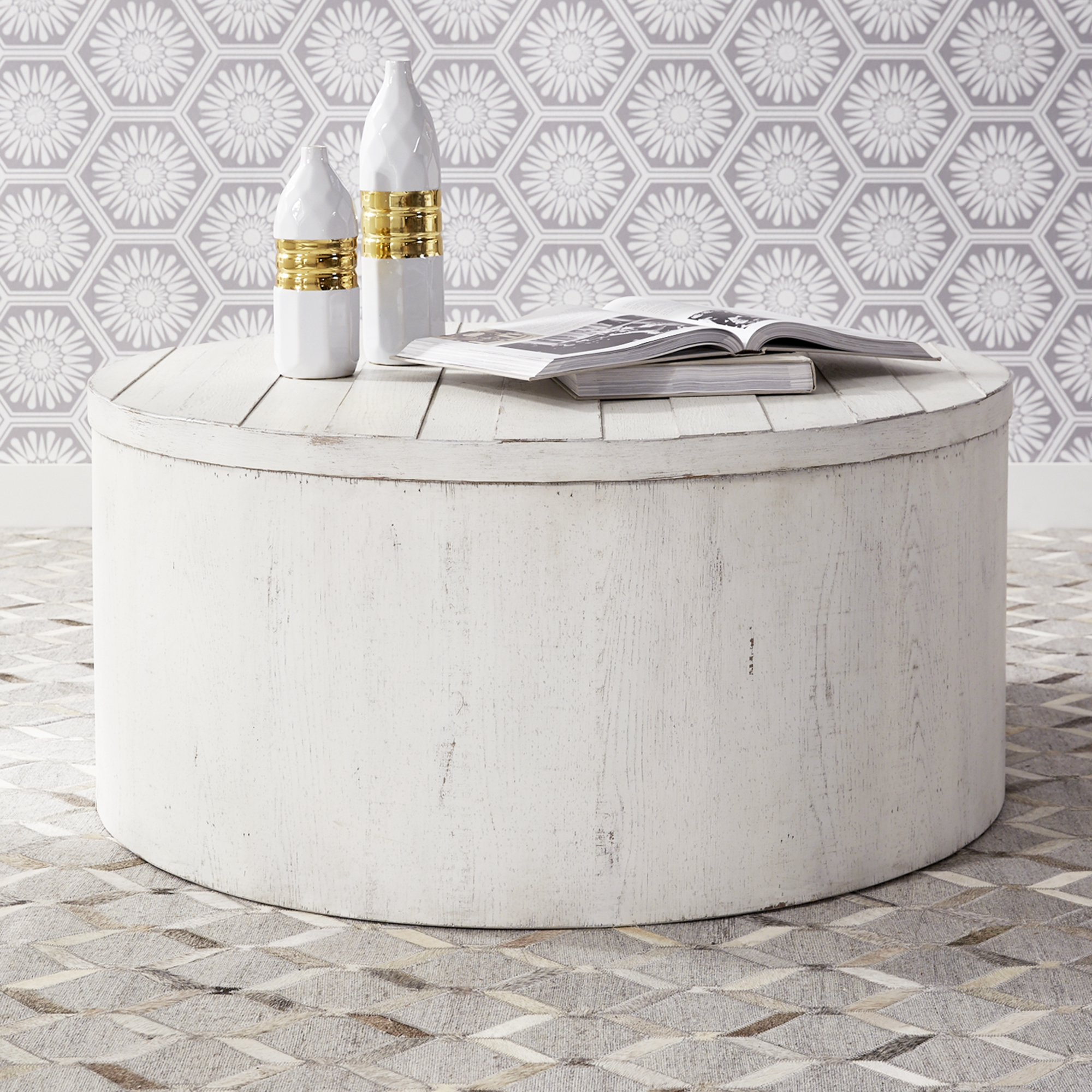 Liberty Furniture Drum Cocktail Table