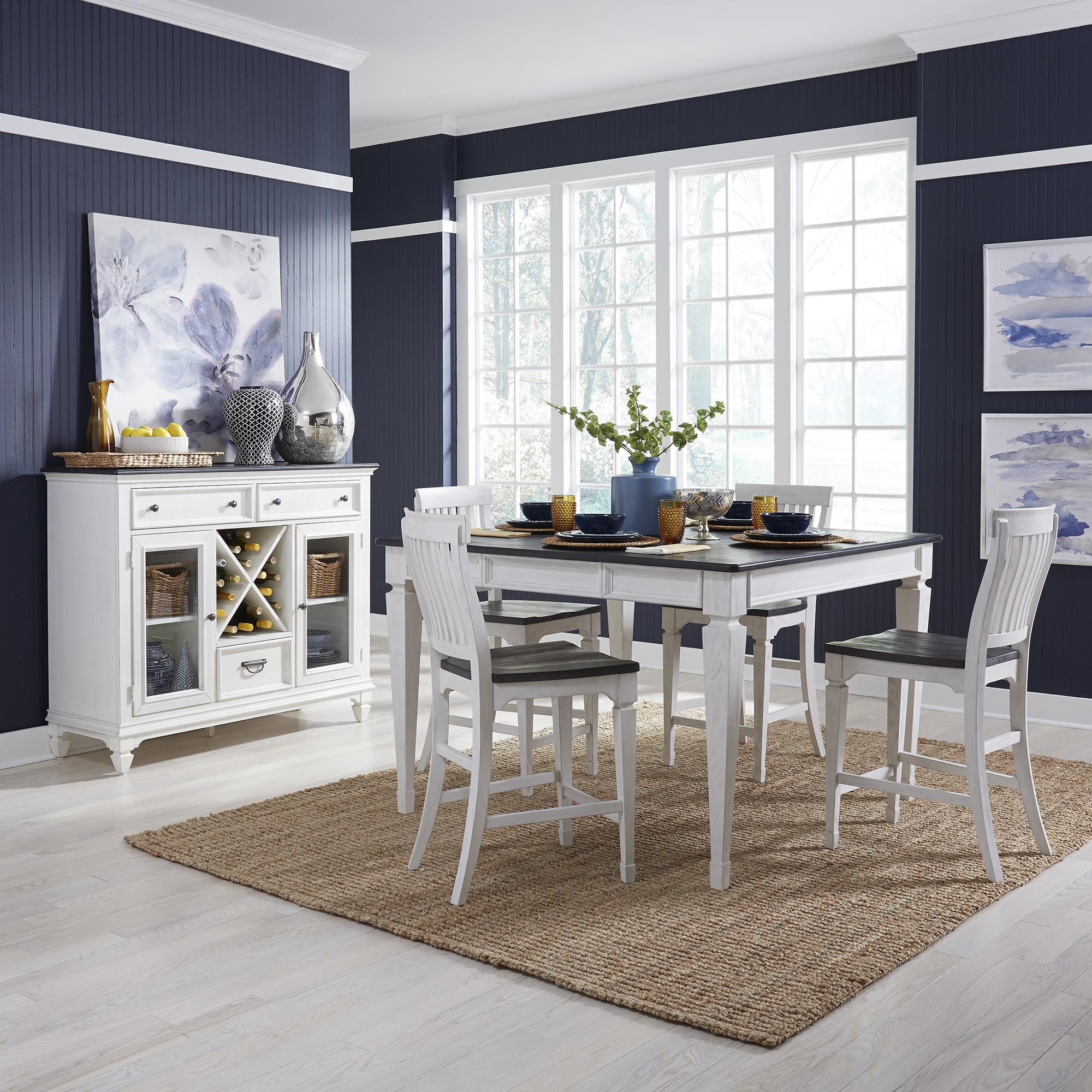 Liberty Furniture 5 Piece Gathering Table Set