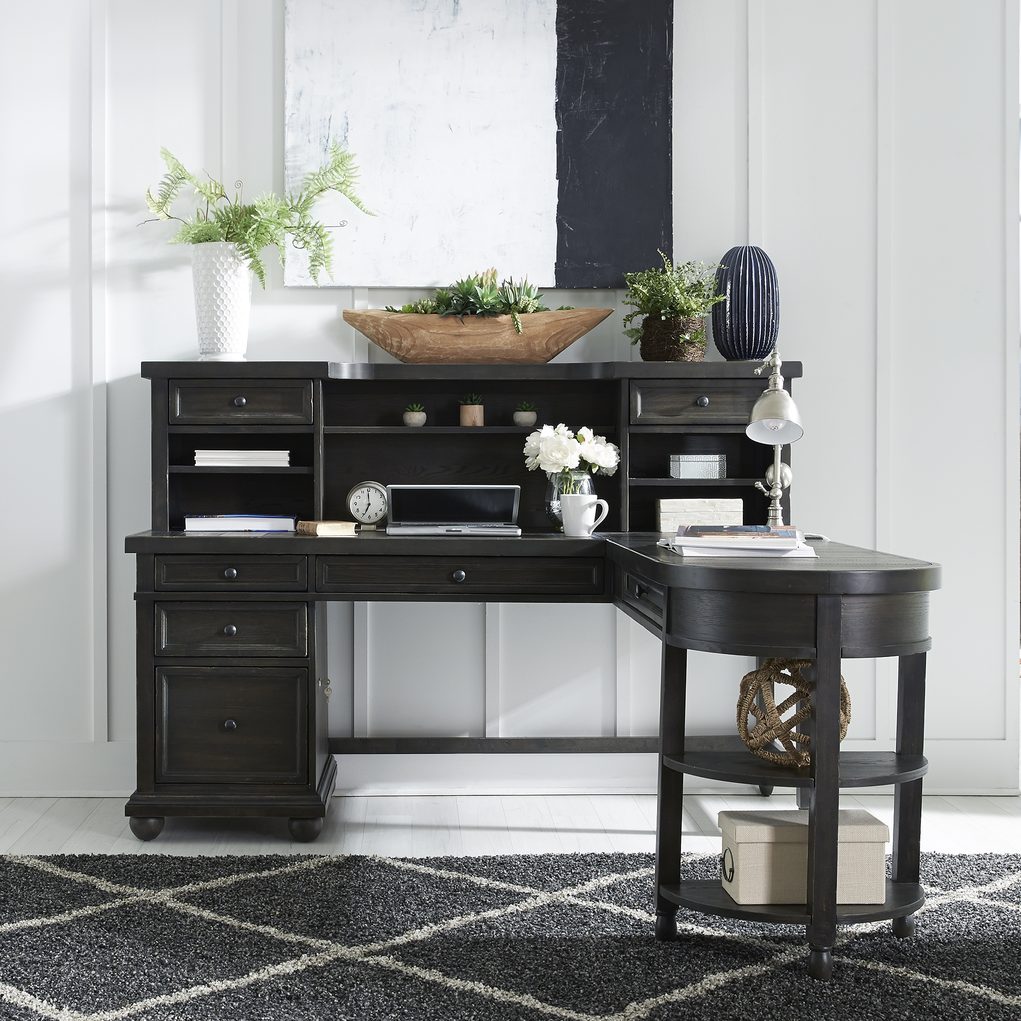 Liberty Furniture L Shaped Desk Set