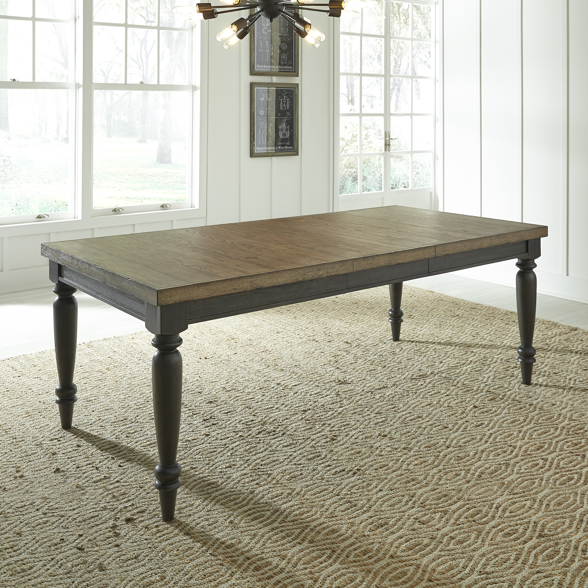 Model: 879-T4082 | Liberty Furniture Rectangular Leg Table