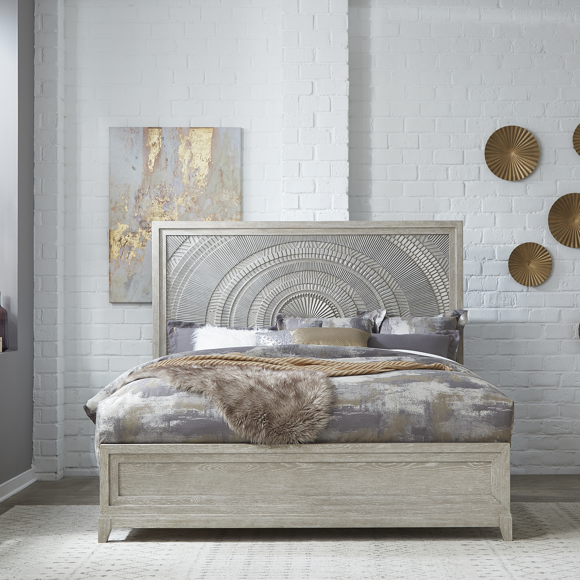 Liberty Furniture King Panel Bed