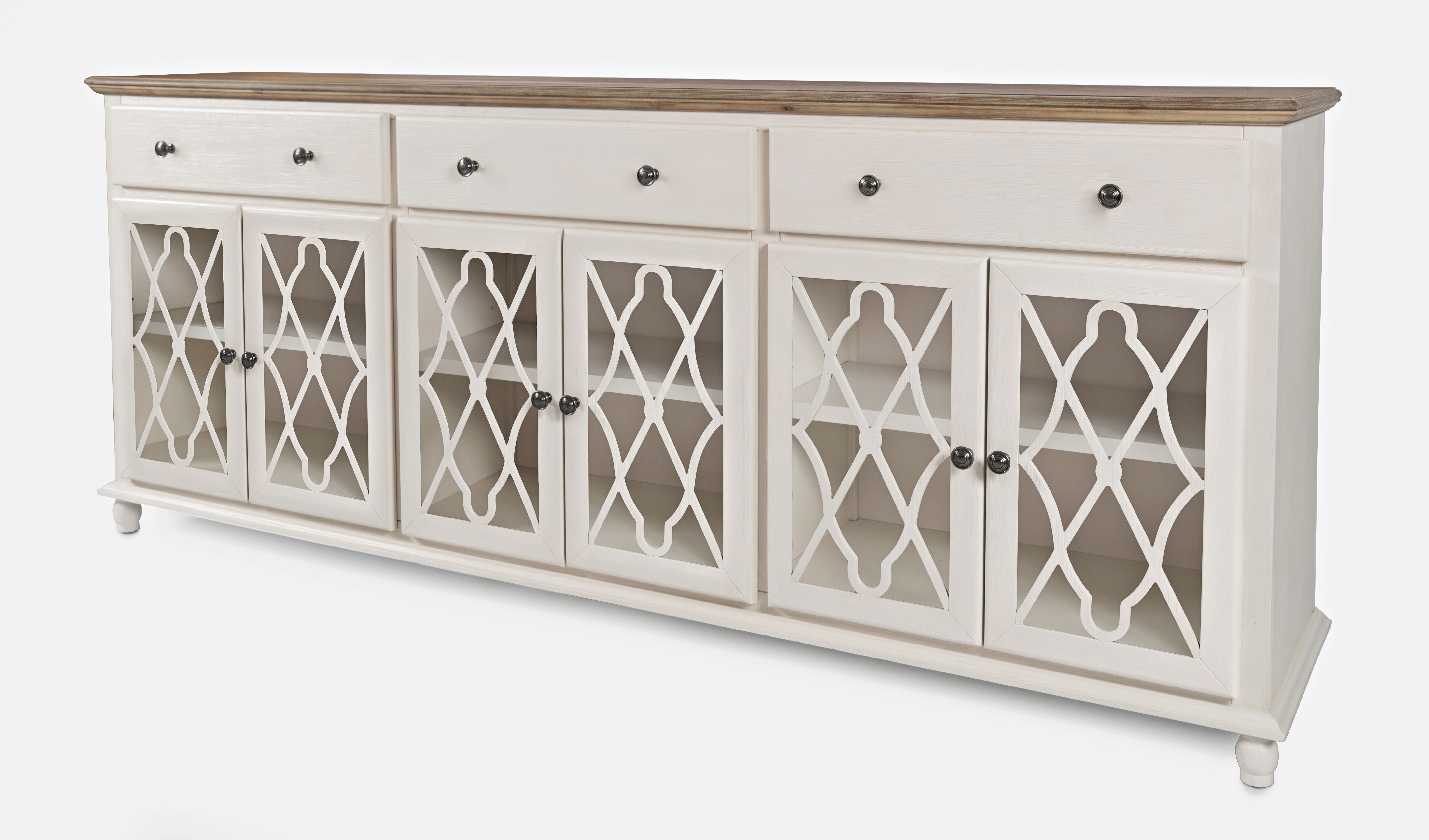 Model: 1998-86 | Jofran Aurora Hills 6 Door Accent Cabinet