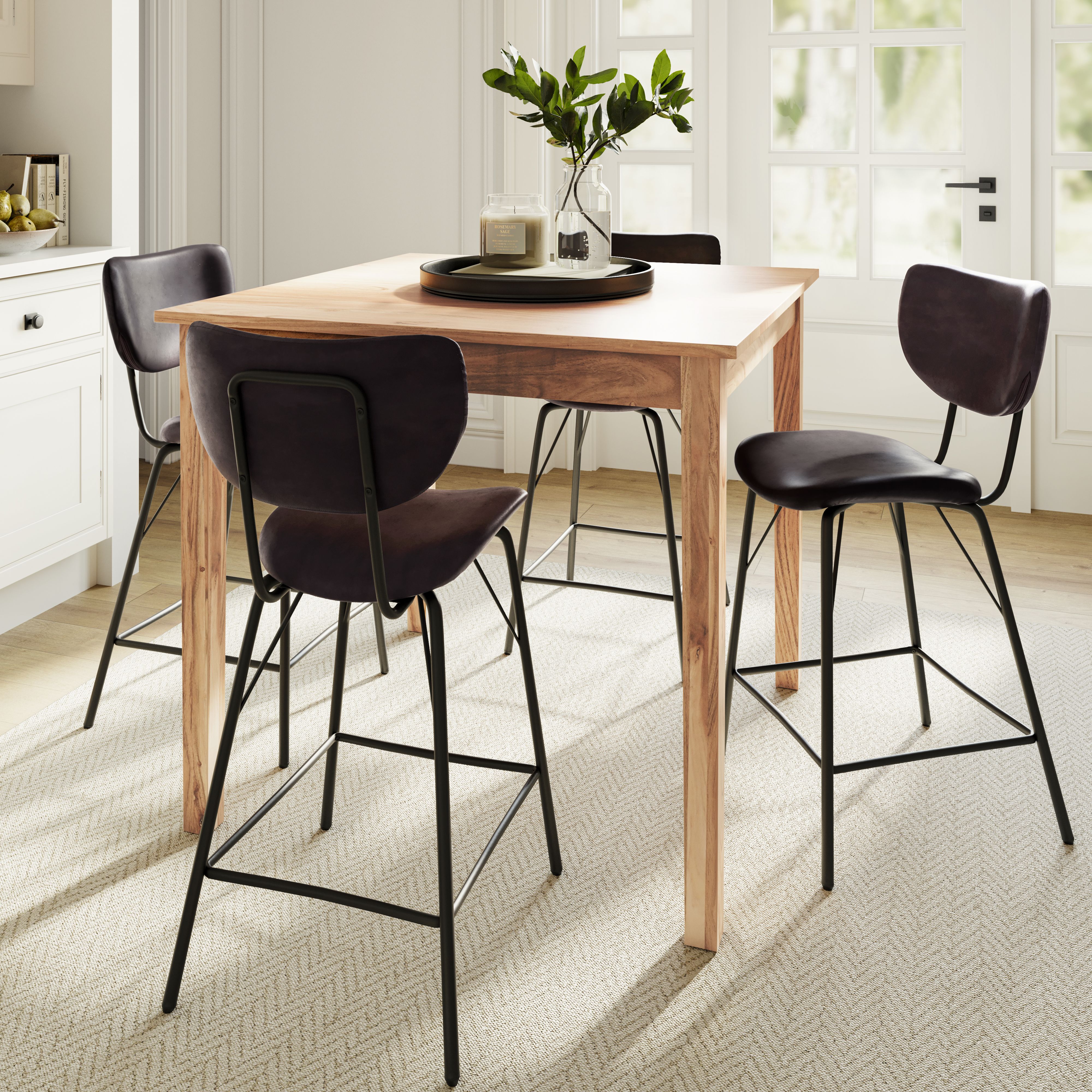 Model: 2271-COLBYCTN-4-OWNSTDBN | Jofran Colby 5 Piece Counter Height Set