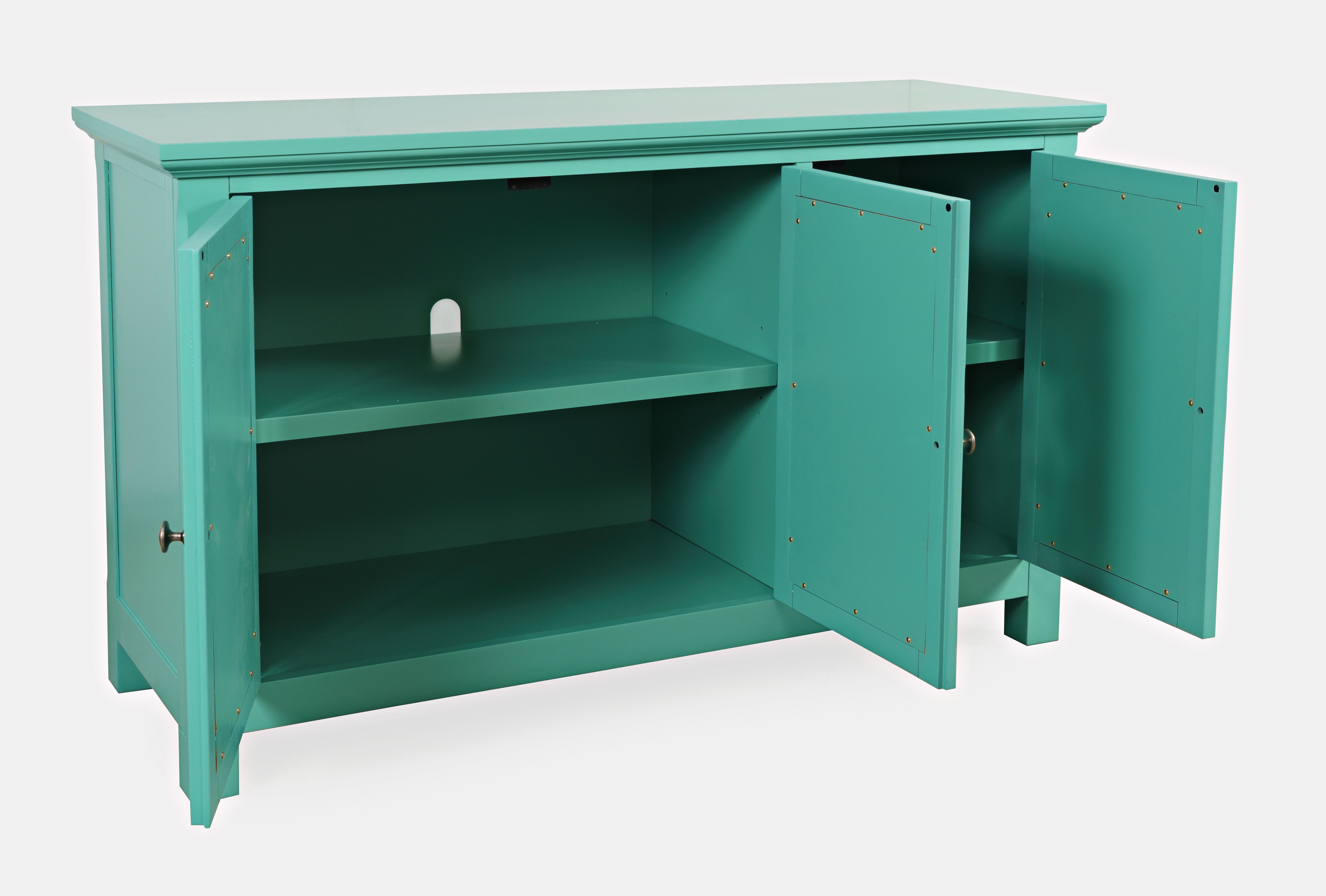 Model: 2253-54KD | Jofran Isabella 54" Mirrored Accent Cabinet